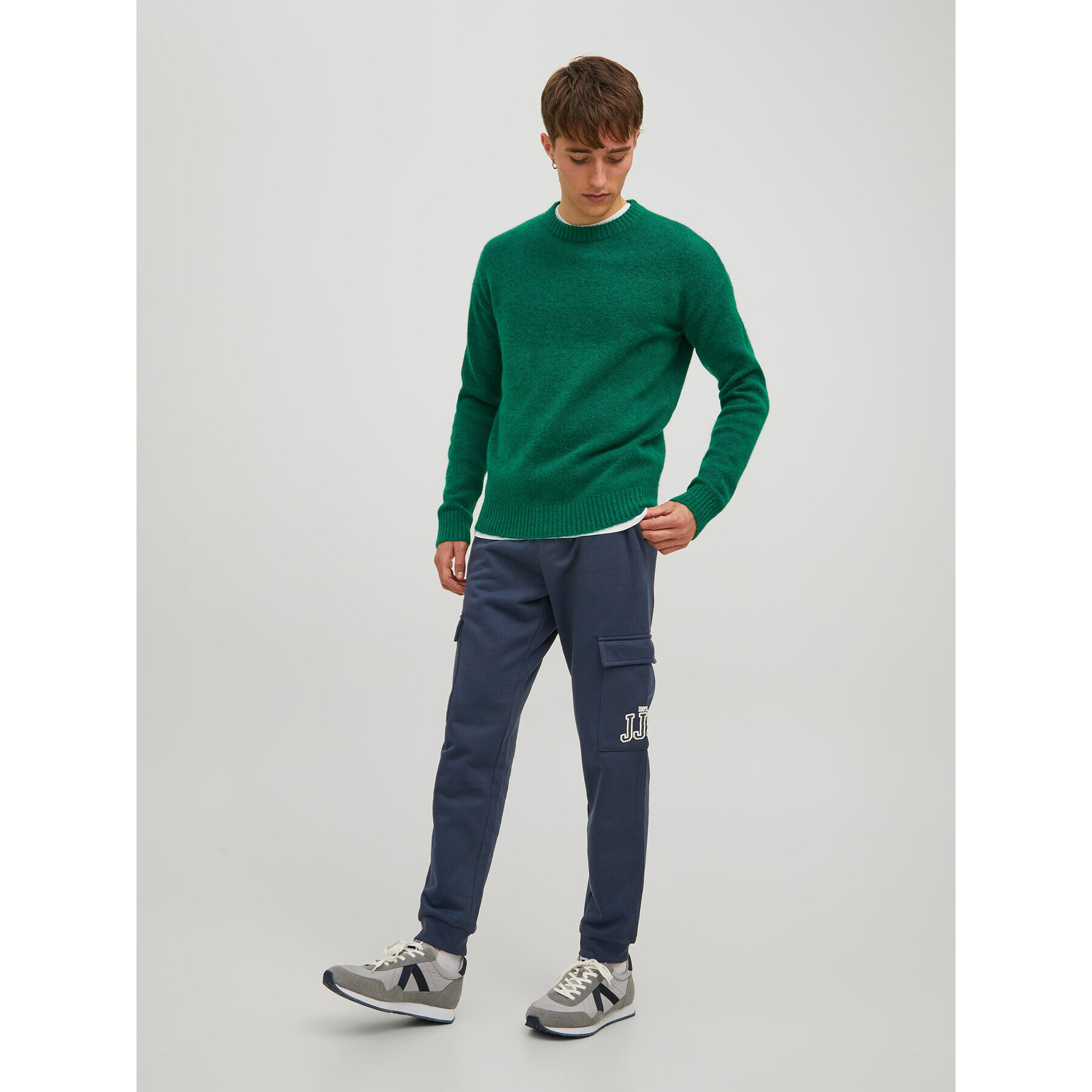 Jack&Jones Teplákové kalhoty Gordon 12212524 Tmavomodrá Regular Fit - Pepit.cz