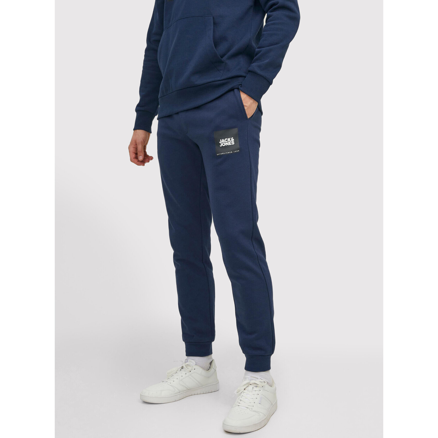 Jack&Jones Teplákové kalhoty Gordon 12213281 Tmavomodrá Regular Fit - Pepit.cz