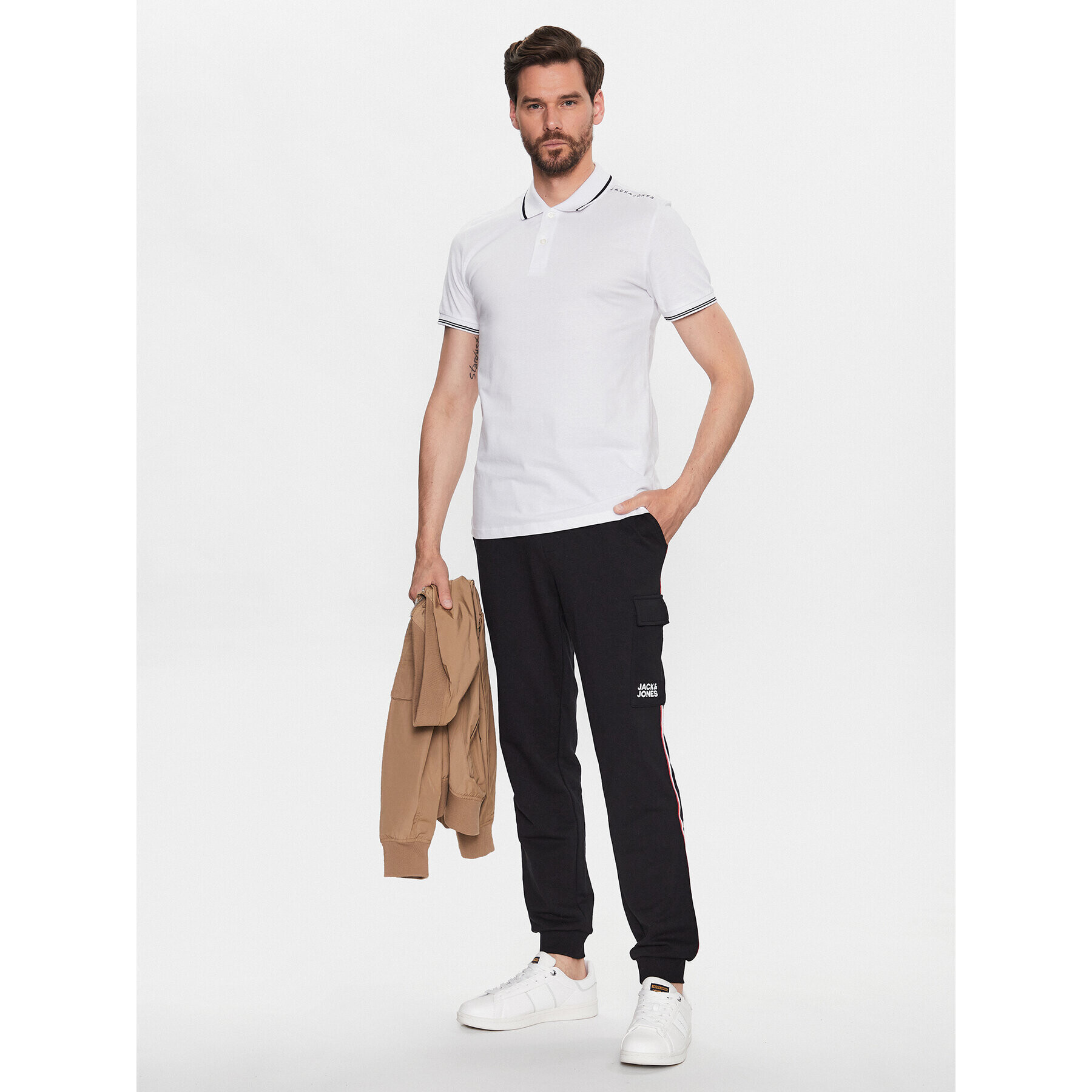 Jack&Jones Teplákové kalhoty Gordon 12225164 Černá Regular Fit - Pepit.cz