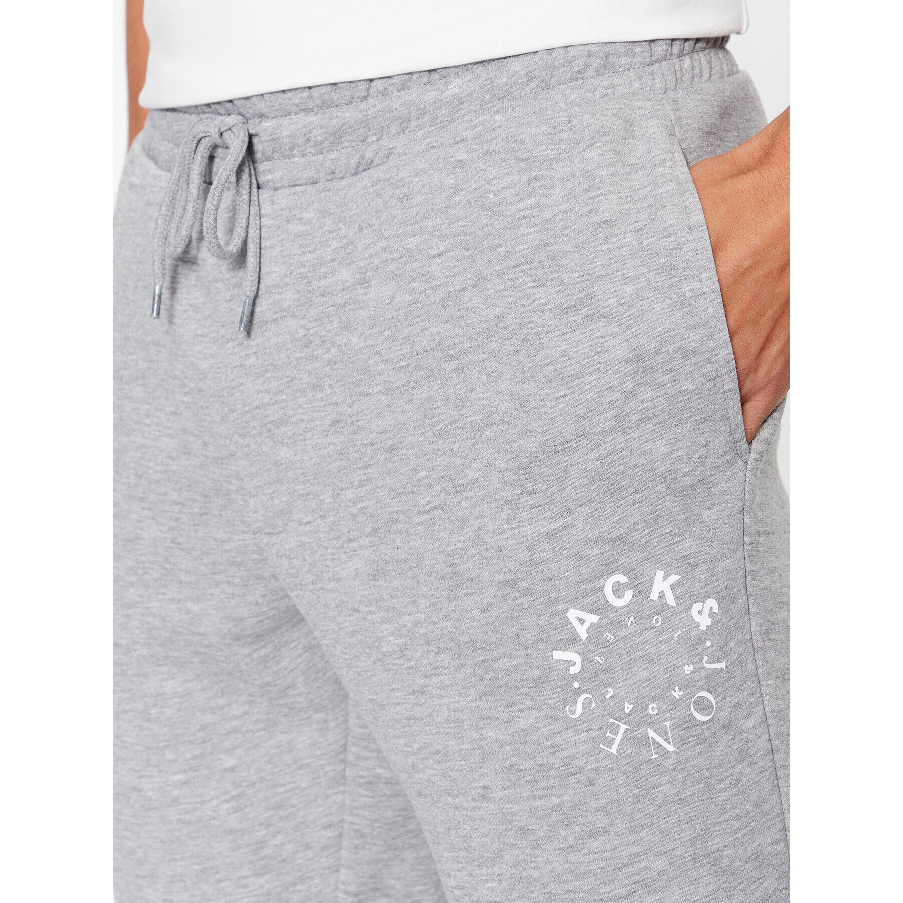 Jack&Jones Teplákové kalhoty Gordon 12242594 Šedá Regular Fit - Pepit.cz