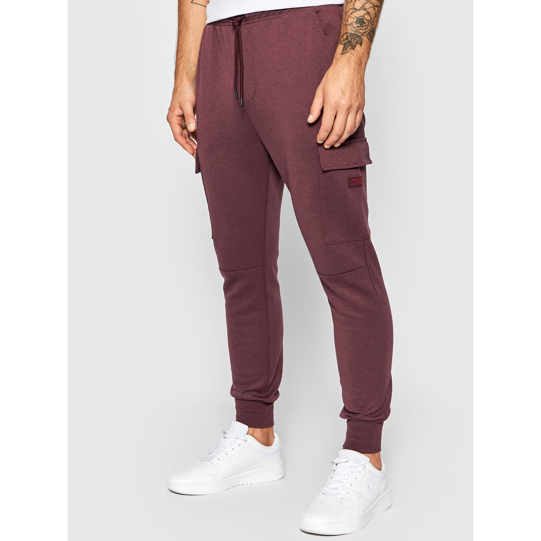 Jack&Jones Teplákové kalhoty Gordon Air Cargo 12184972 Fialová Regular Fit - Pepit.cz