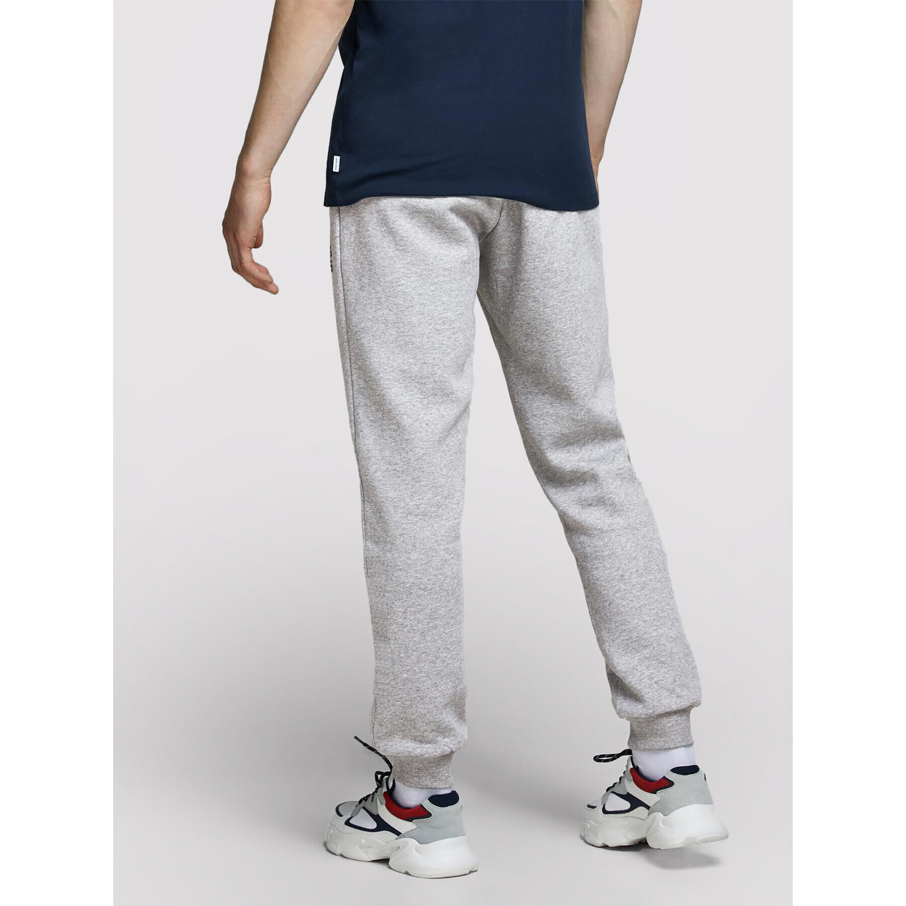 Jack&Jones Teplákové kalhoty Gordon Newsoft 12178421 Šedá Regular Fit - Pepit.cz