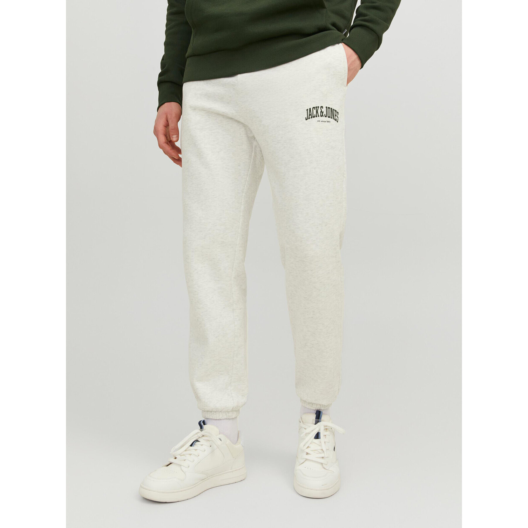 Jack&Jones Teplákové kalhoty Kane 12236479 Šedá Loose Fit - Pepit.cz