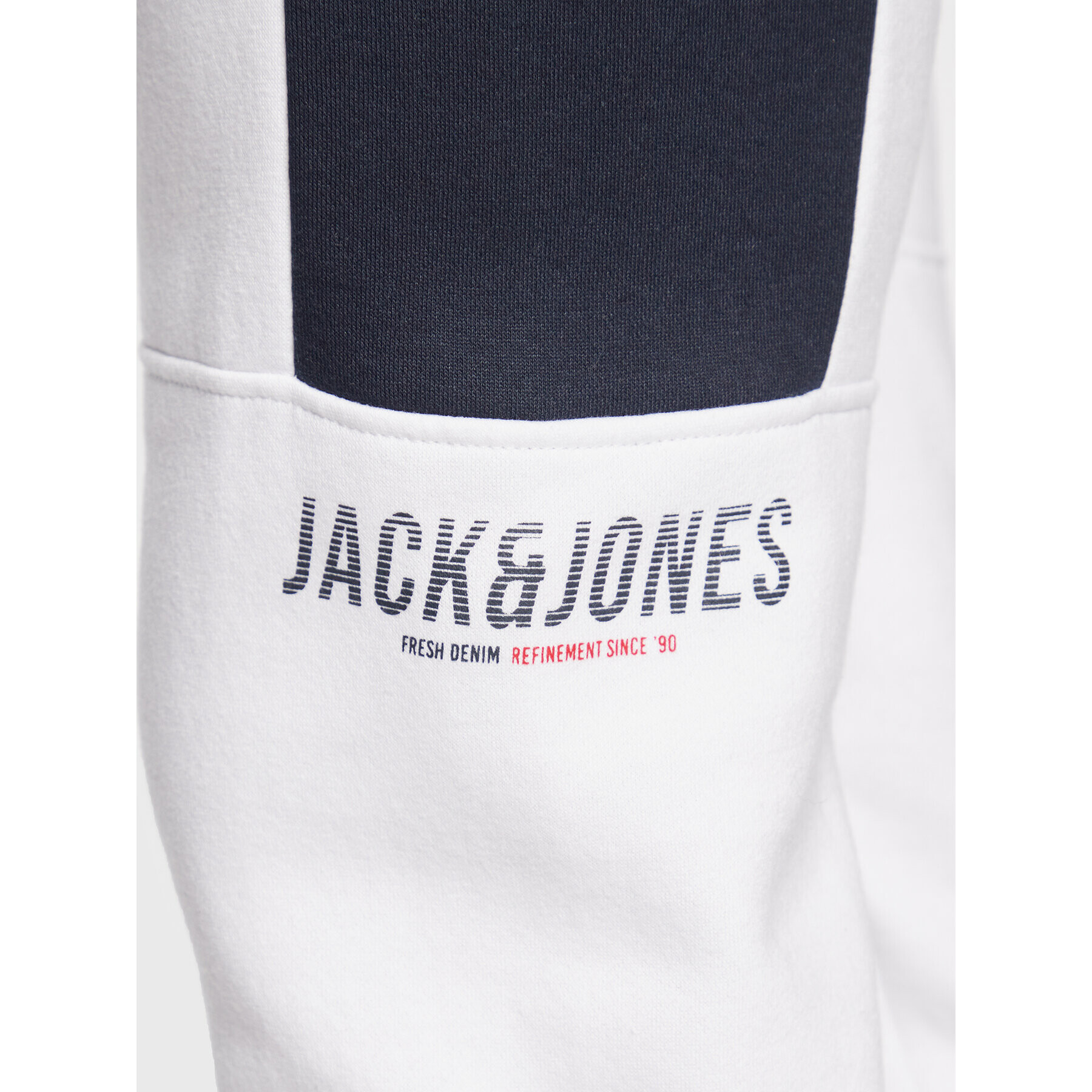 Jack&Jones Teplákové kalhoty Will 12219927 Bílá Regular Fit - Pepit.cz