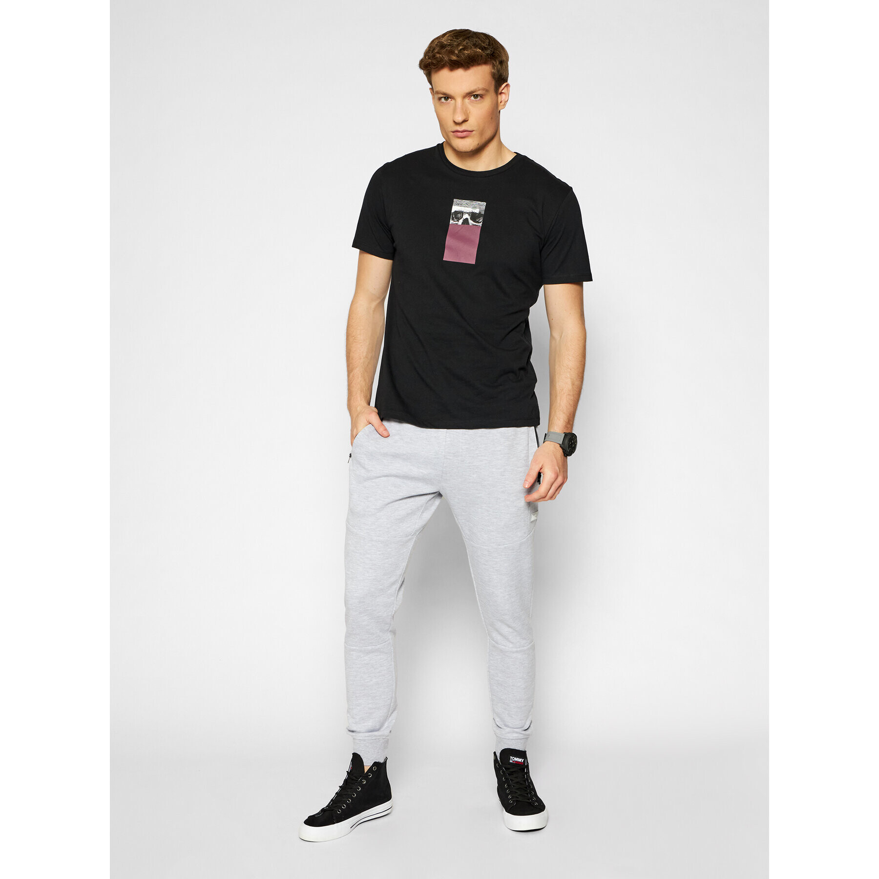 Jack&Jones Teplákové kalhoty Will Air Sweat Noos 12184970 Šedá Regular Fit - Pepit.cz