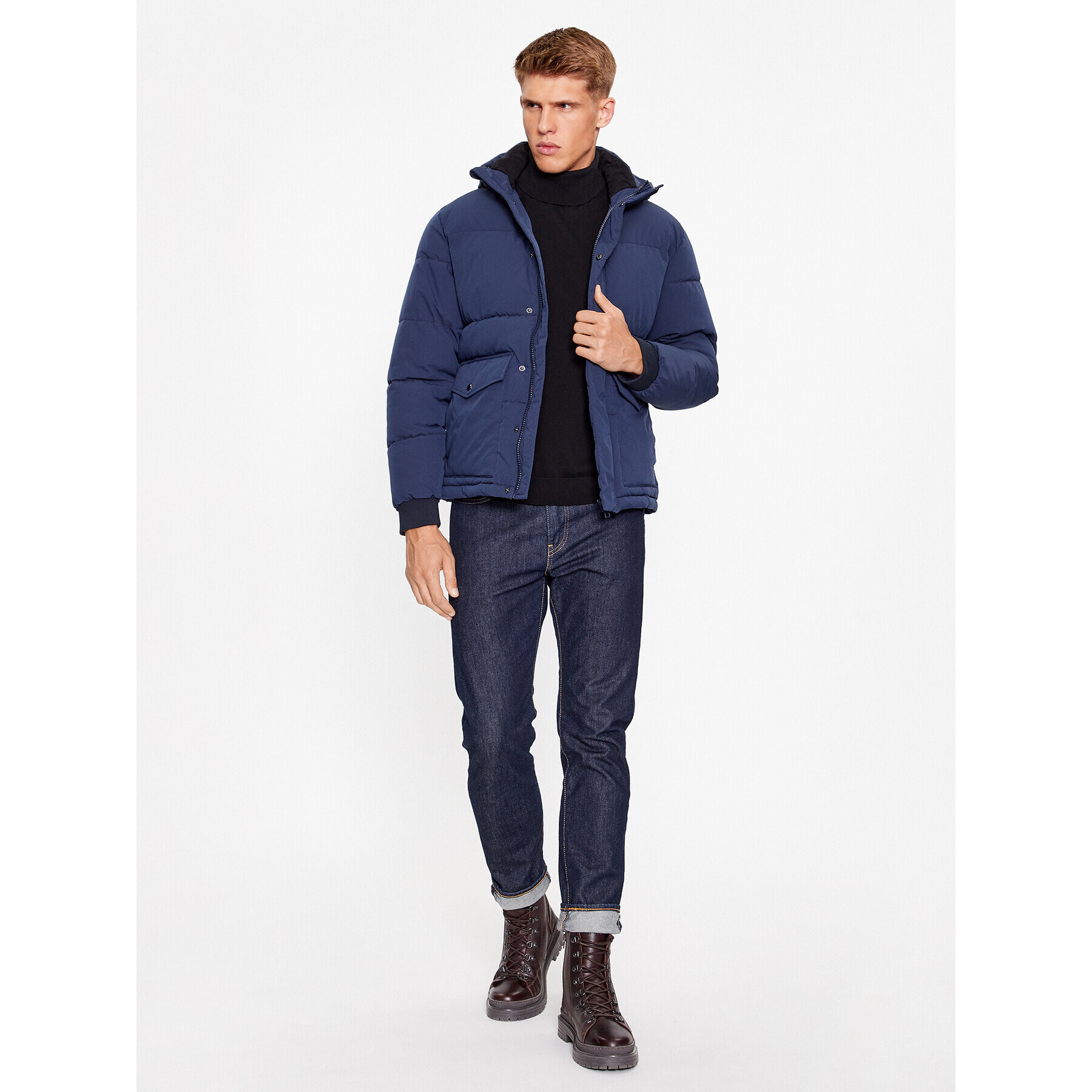 Jack&Jones Vatovaná bunda 12236040 Tmavomodrá Regular Fit - Pepit.cz