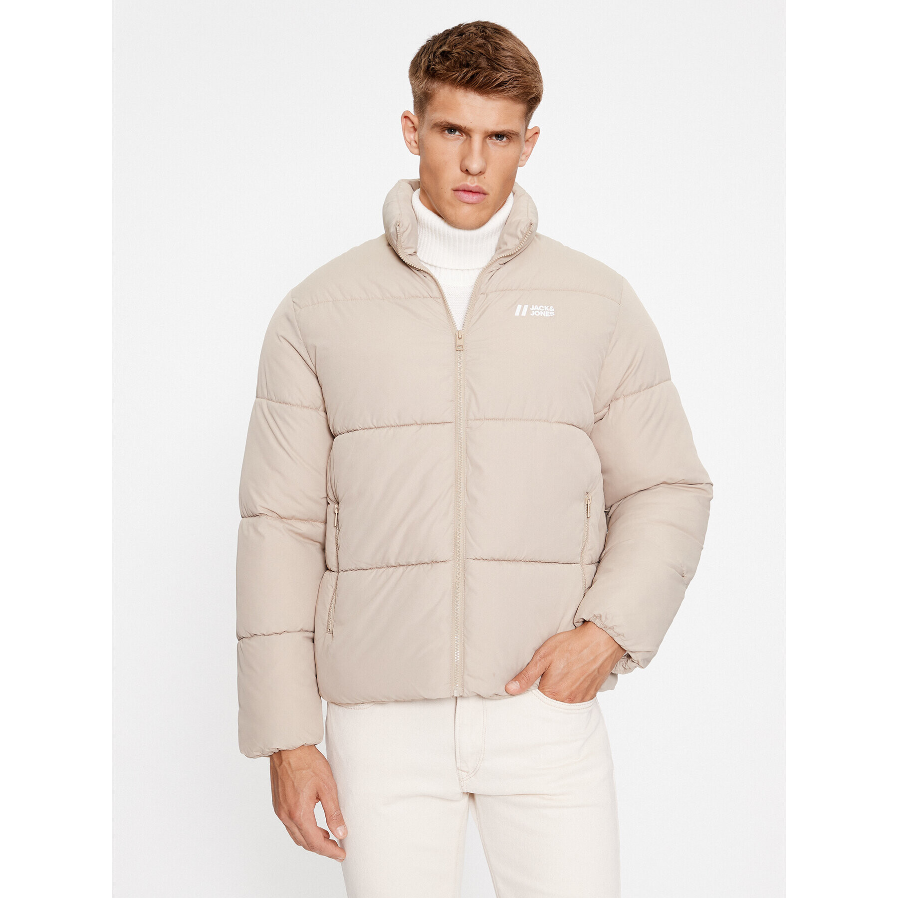 Jack&Jones Vatovaná bunda 12238745 Béžová Regular Fit - Pepit.cz