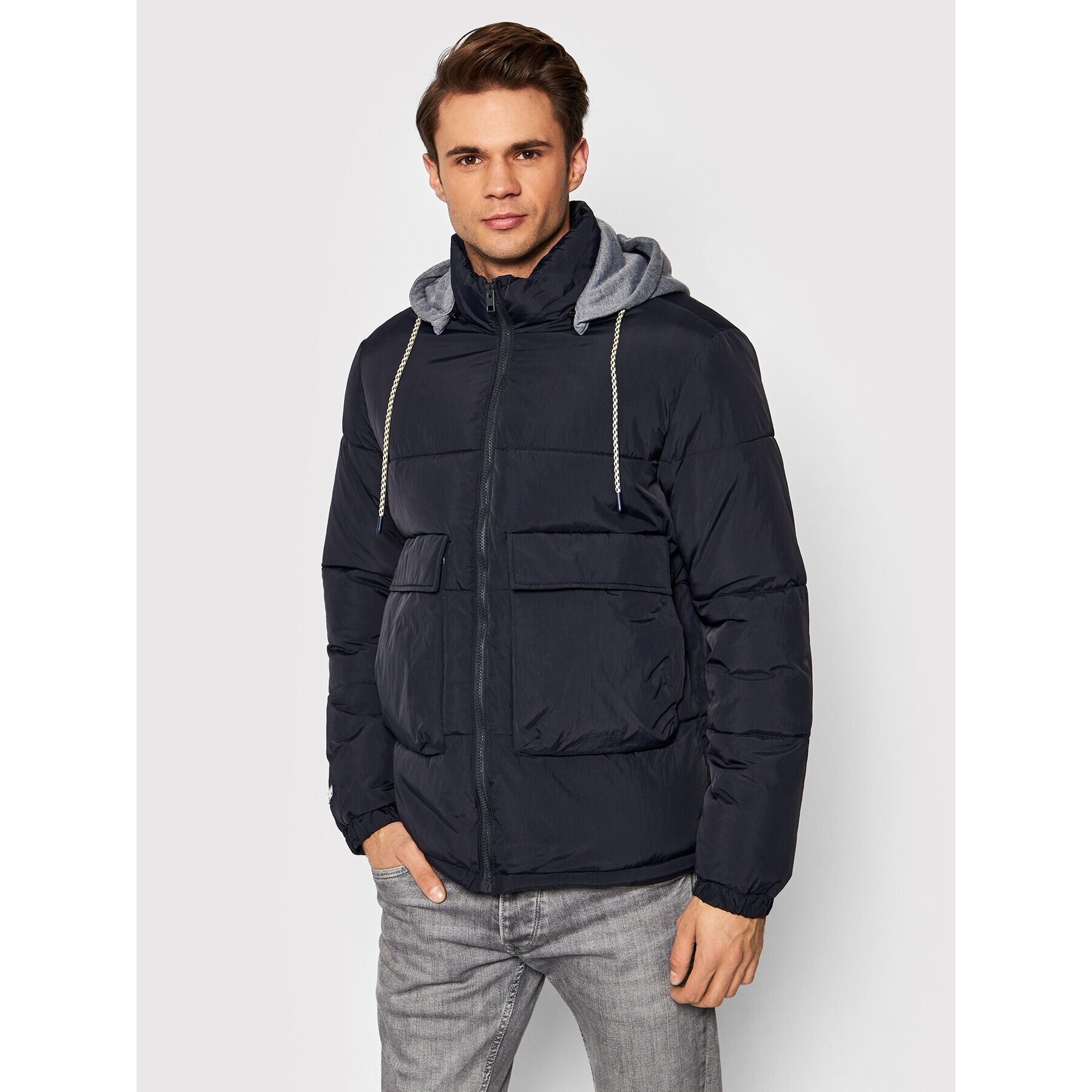 Jack&Jones Vatovaná bunda Bright 12198163 Tmavomodrá Regular Fit - Pepit.cz