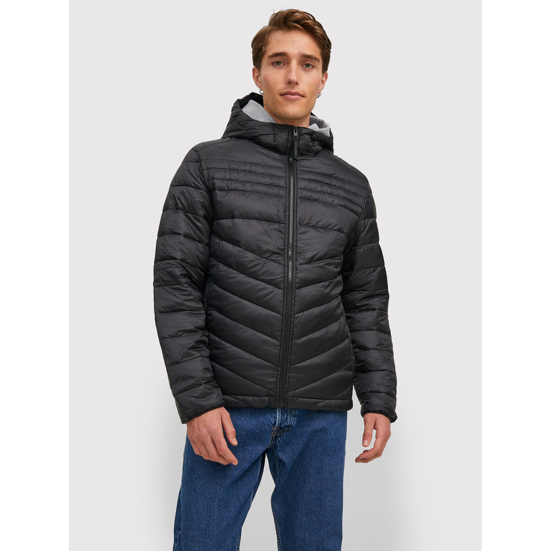 Jack&Jones Vatovaná bunda Hero 12211785 Černá Regular Fit - Pepit.cz