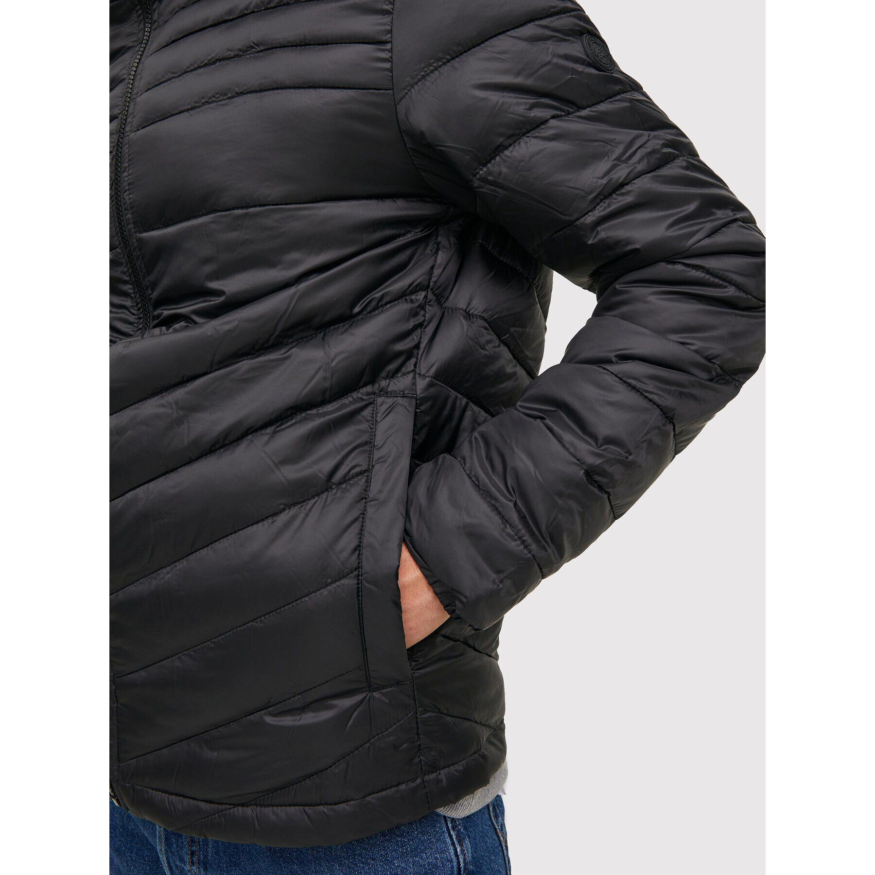 Jack&Jones Vatovaná bunda Hero 12211785 Černá Regular Fit - Pepit.cz