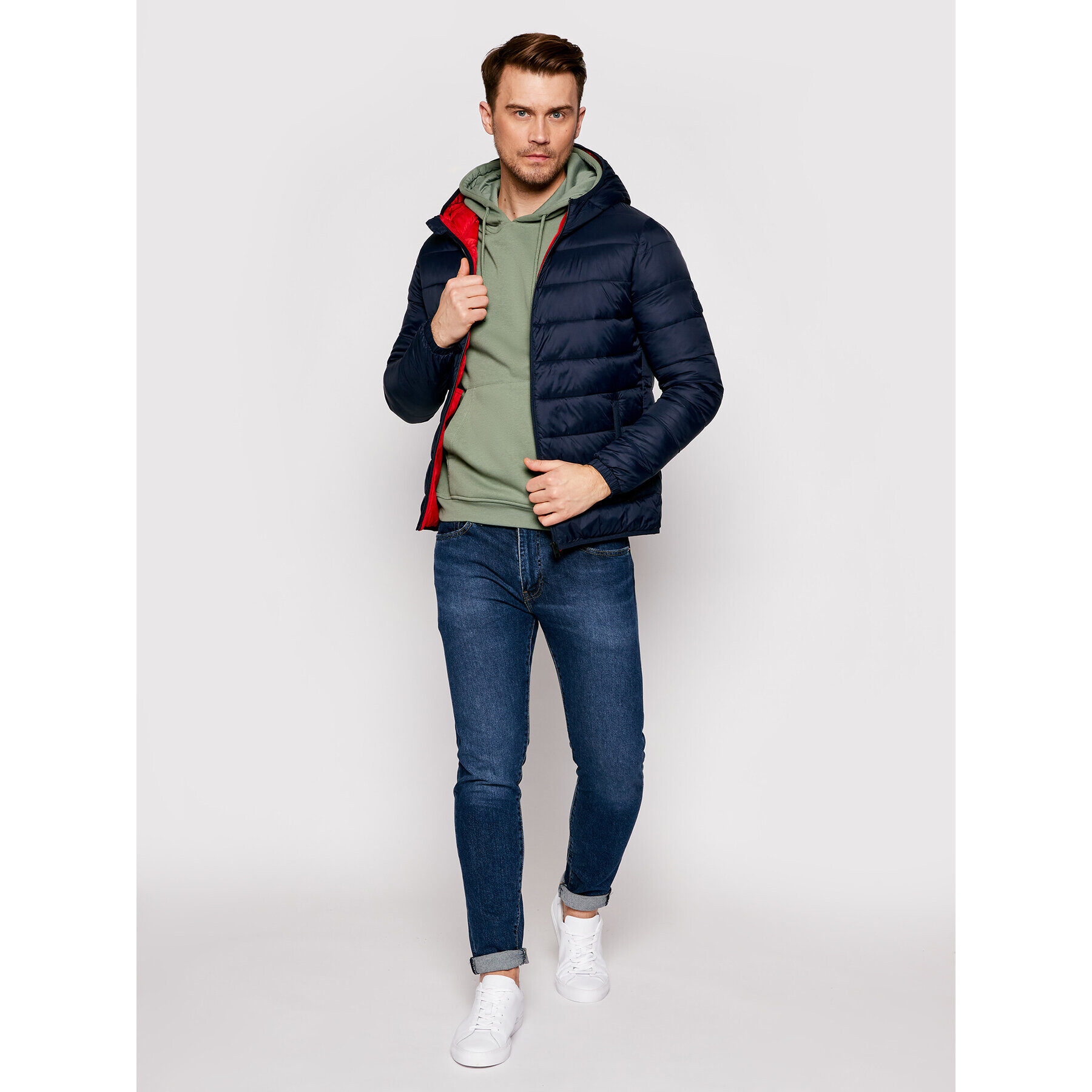 Jack&Jones Vatovaná bunda Magic 12173751 Tmavomodrá Regular Fit - Pepit.cz