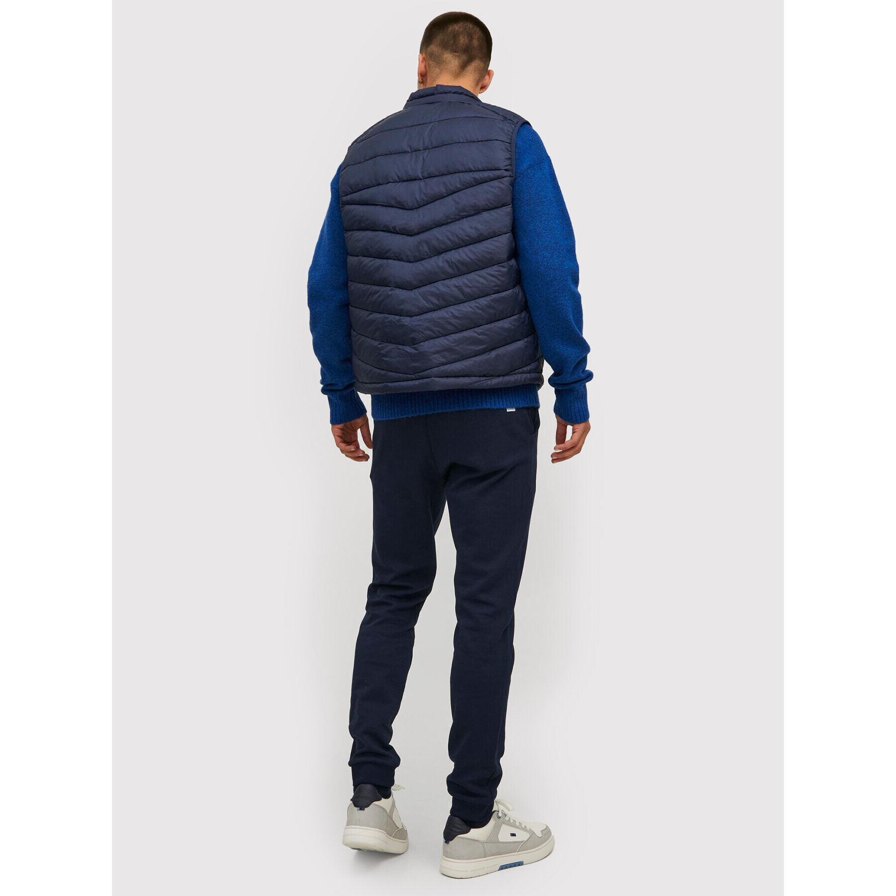 Jack&Jones Vesta Hero 12211790 Tmavomodrá Regular Fit - Pepit.cz