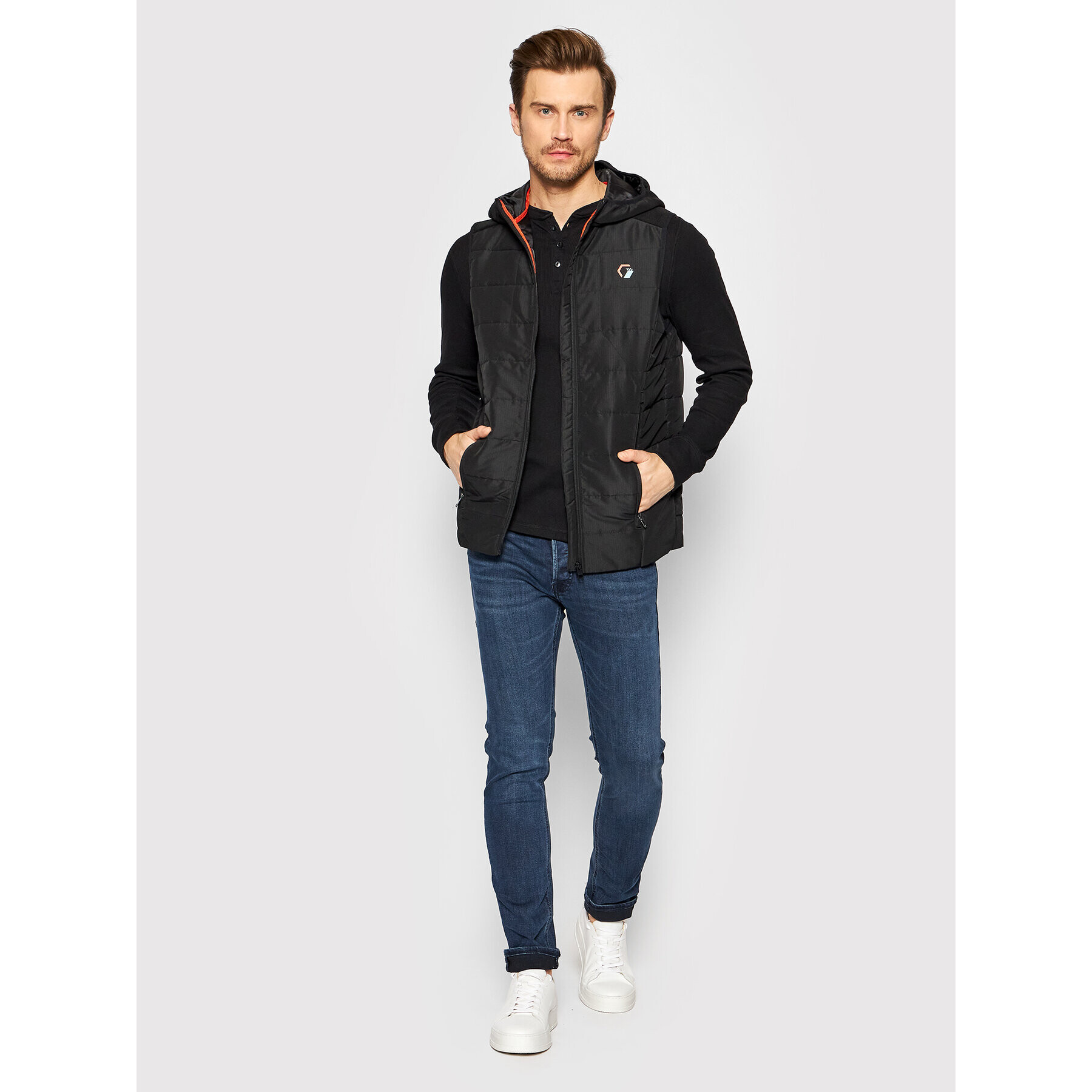 Jack&Jones Vesta Logan 12205613 Černá Regular Fit - Pepit.cz