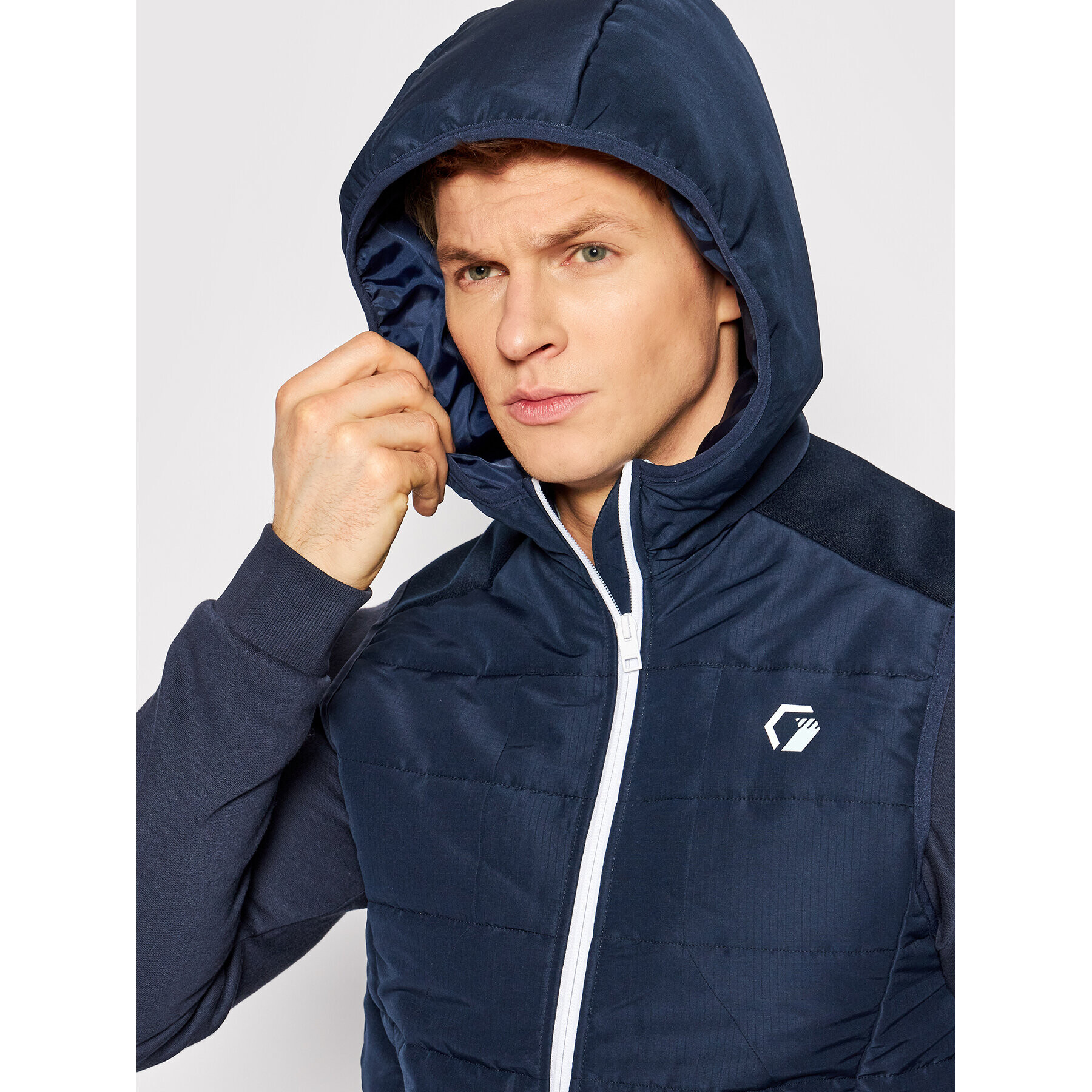 Jack&Jones Vesta Logan 12205613 Tmavomodrá Regular Fit - Pepit.cz