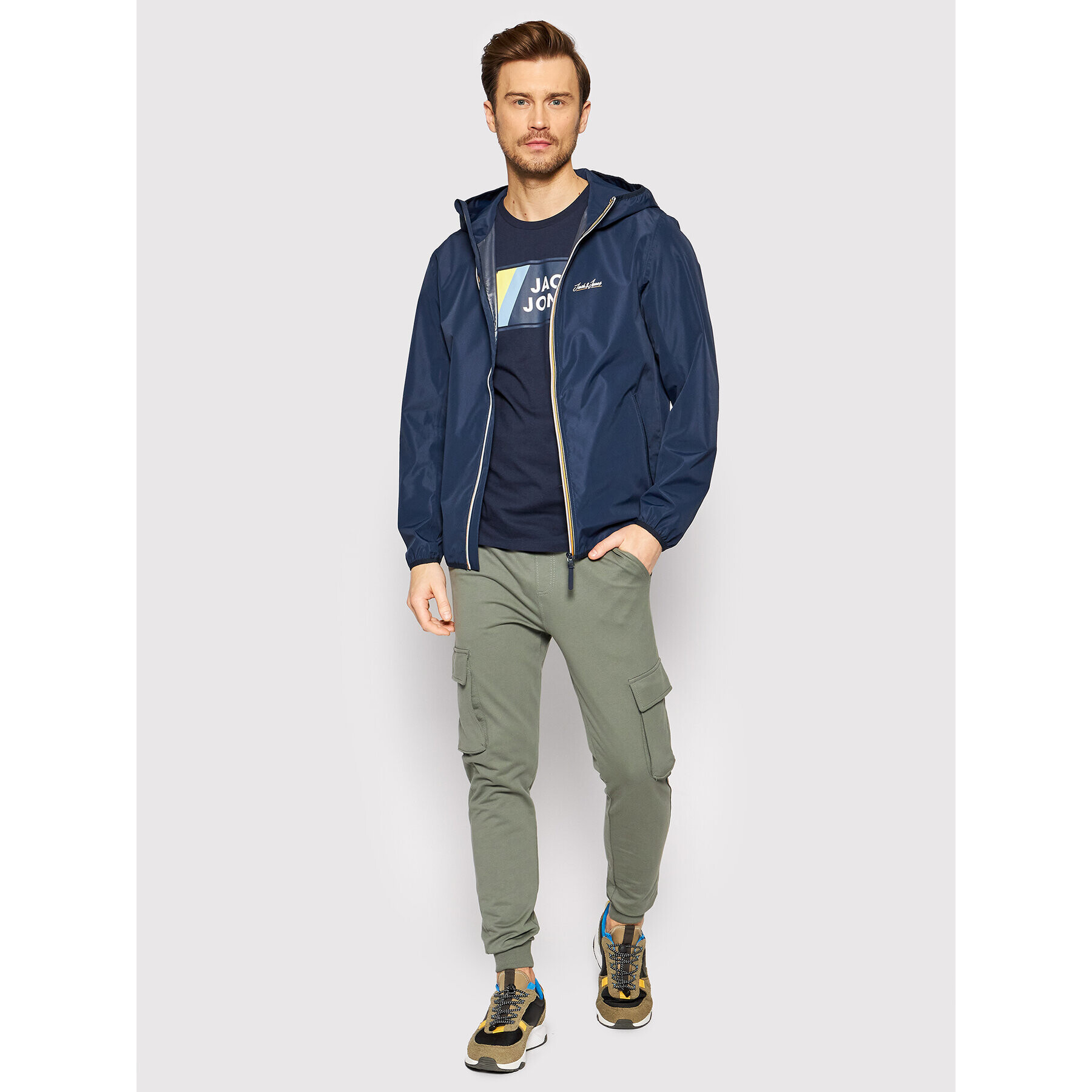 Jack&Jones Větrovka Tons 12204478 Tmavomodrá Regular Fit - Pepit.cz