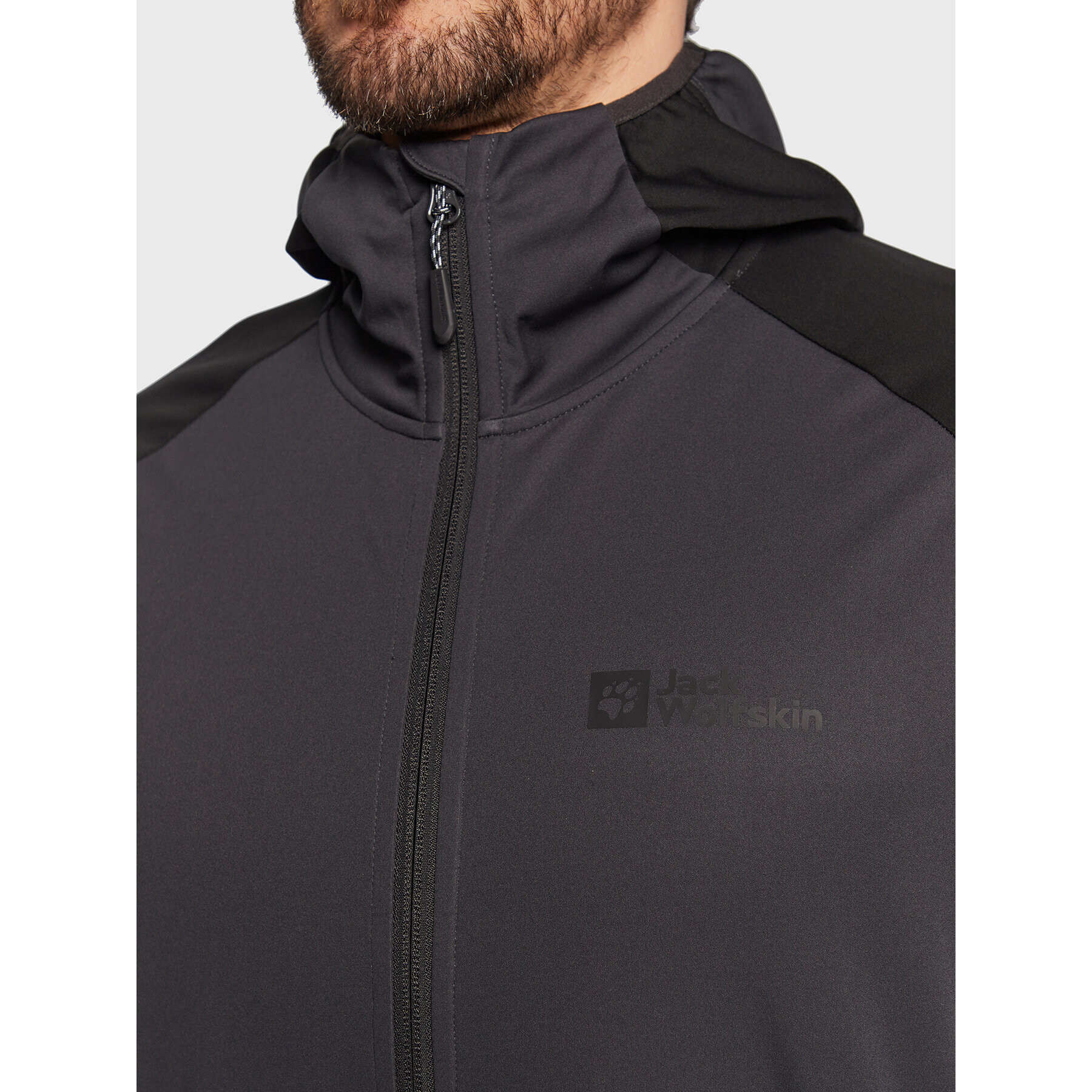 Jack Wolfskin Bunda pro přechodné období Feldberg 1306922 Černá Regular Fit - Pepit.cz