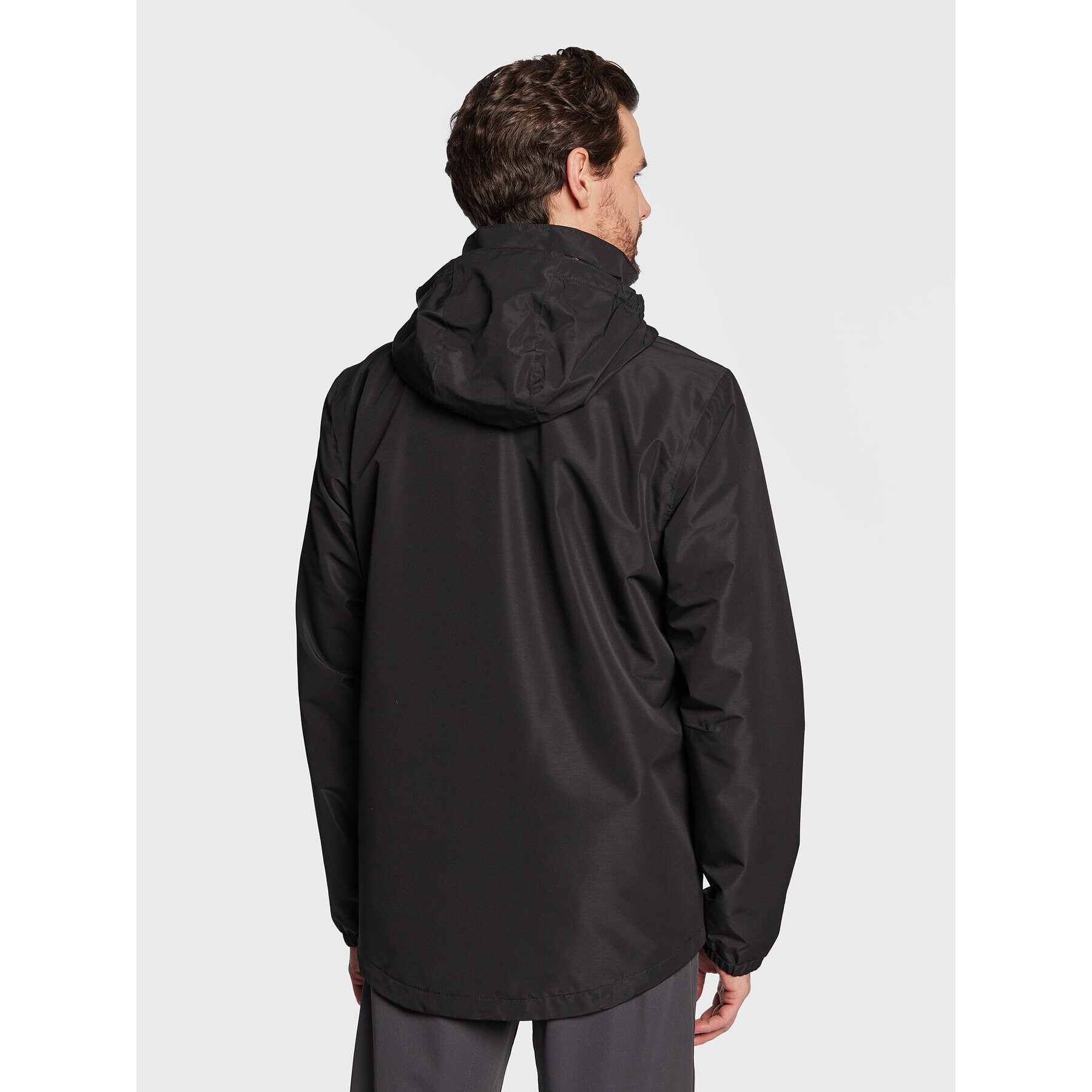 Jack Wolfskin Bunda pro přechodné období Stormy Point 1111142 Černá Regular Fit - Pepit.cz