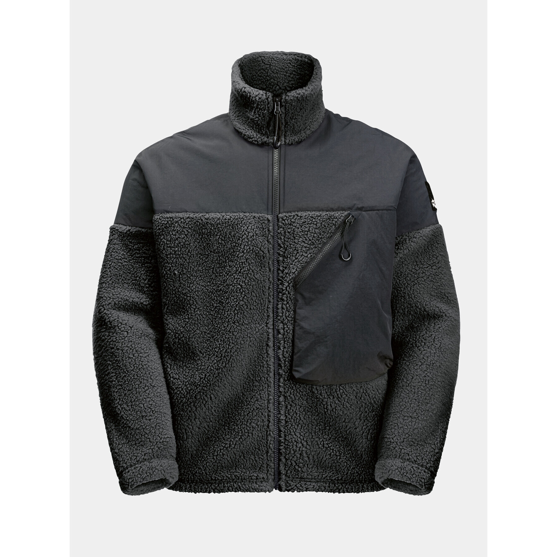 Jack Wolfskin Fleecová mikina Maarweg Jkt 1711241 Šedá Regular Fit - Pepit.cz