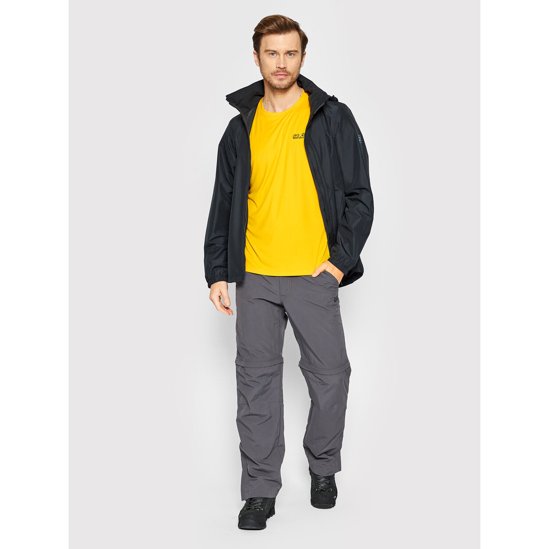 Jack Wolfskin Funkční tričko Tech T 1807071 Žlutá Regular Fit - Pepit.cz