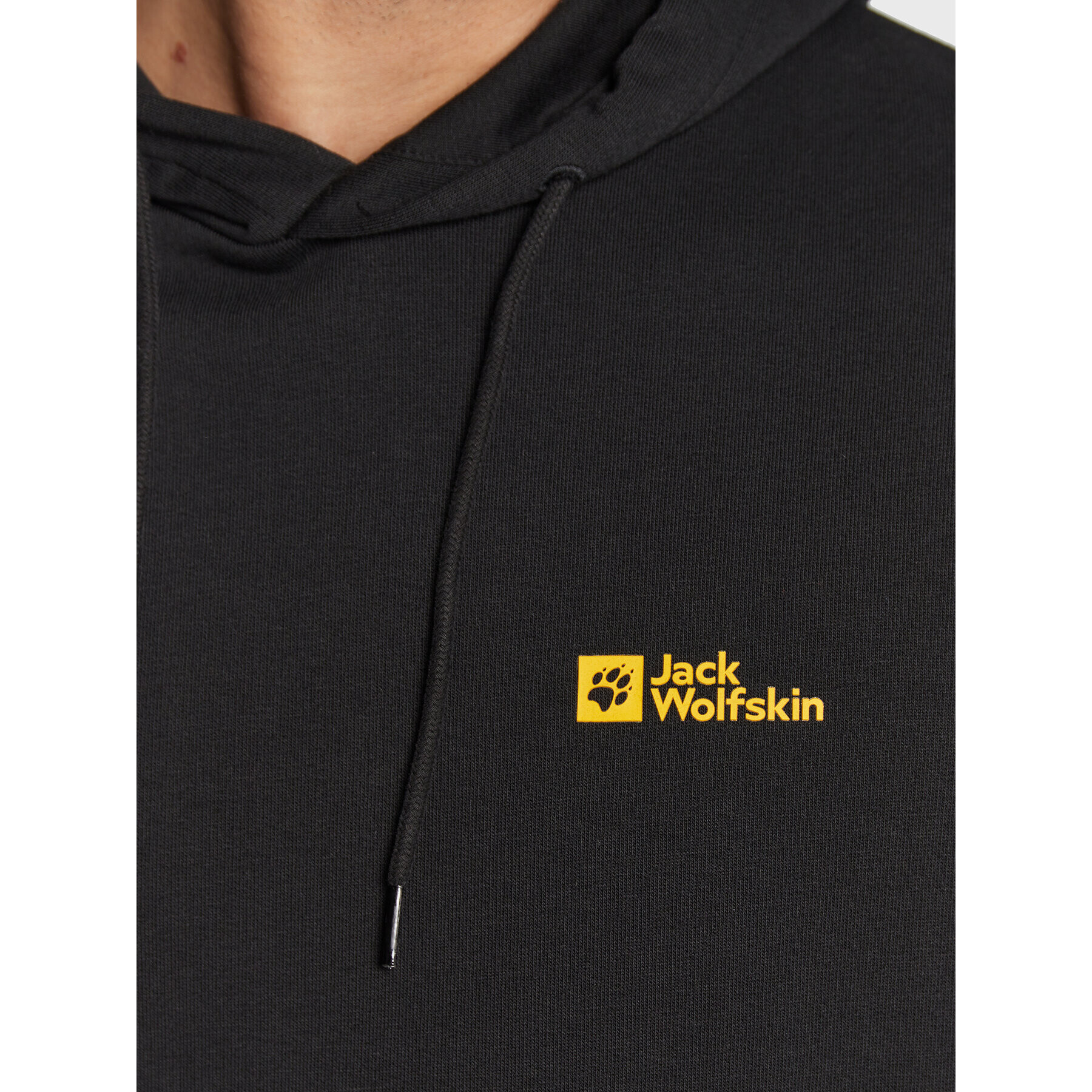 Jack Wolfskin Mikina Essential 1710222 Černá Regular Fit - Pepit.cz