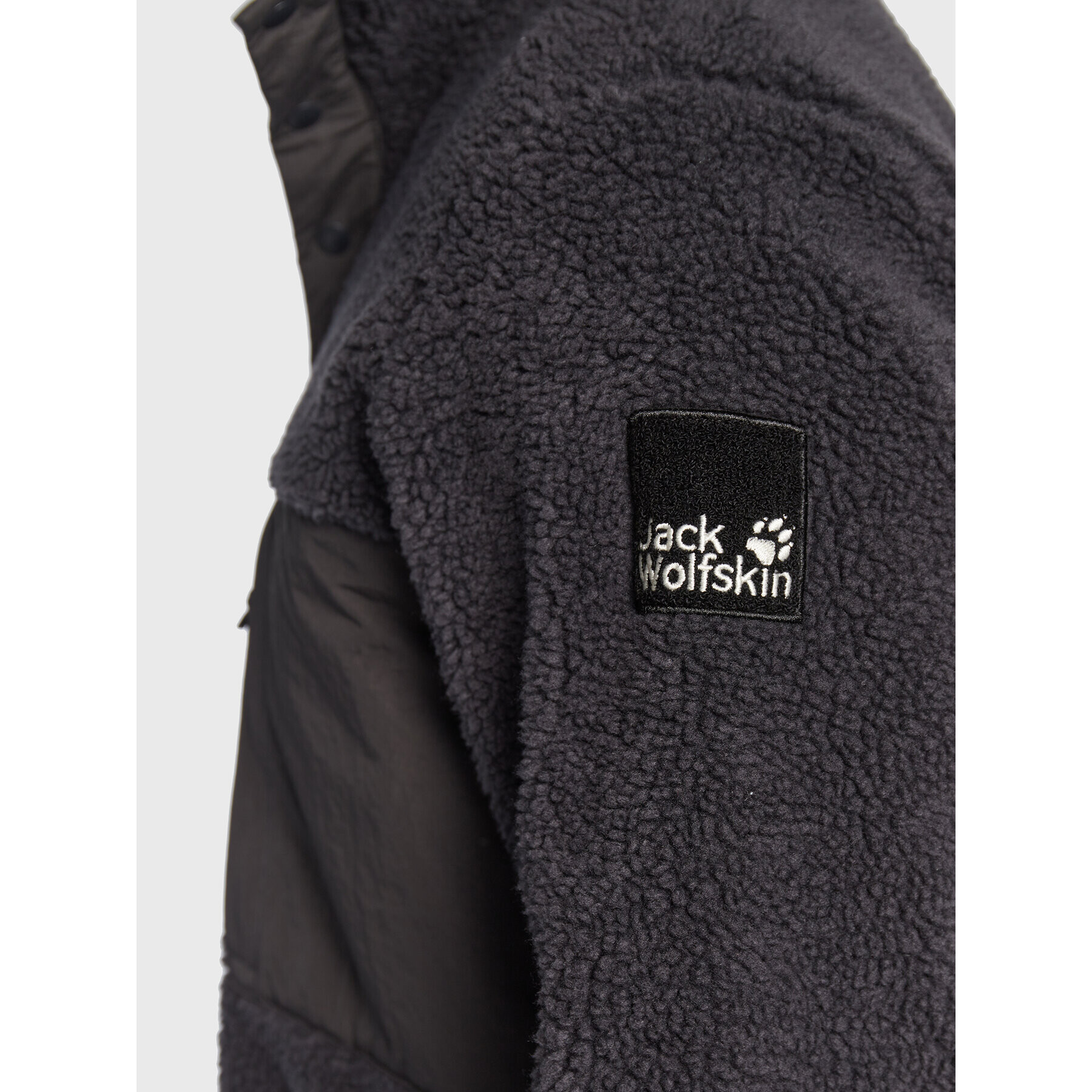 Jack Wolfskin Mikina Pank Snap 1710601 Šedá Regular Fit - Pepit.cz