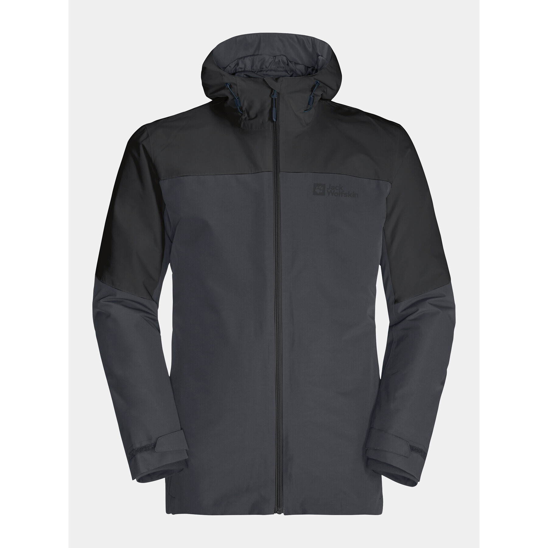 Jack Wolfskin Outdoorová bunda Glaabach 3In1 Jkt 1115291 Černá Regular Fit - Pepit.cz