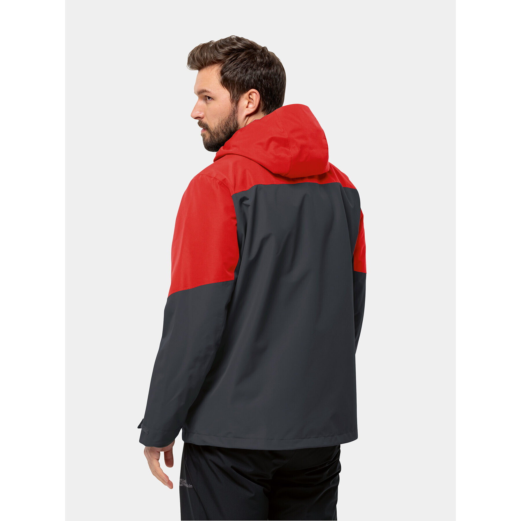 Jack Wolfskin Outdoorová bunda Glaabach 3In1 Jkt 1115291 Červená Regular Fit - Pepit.cz