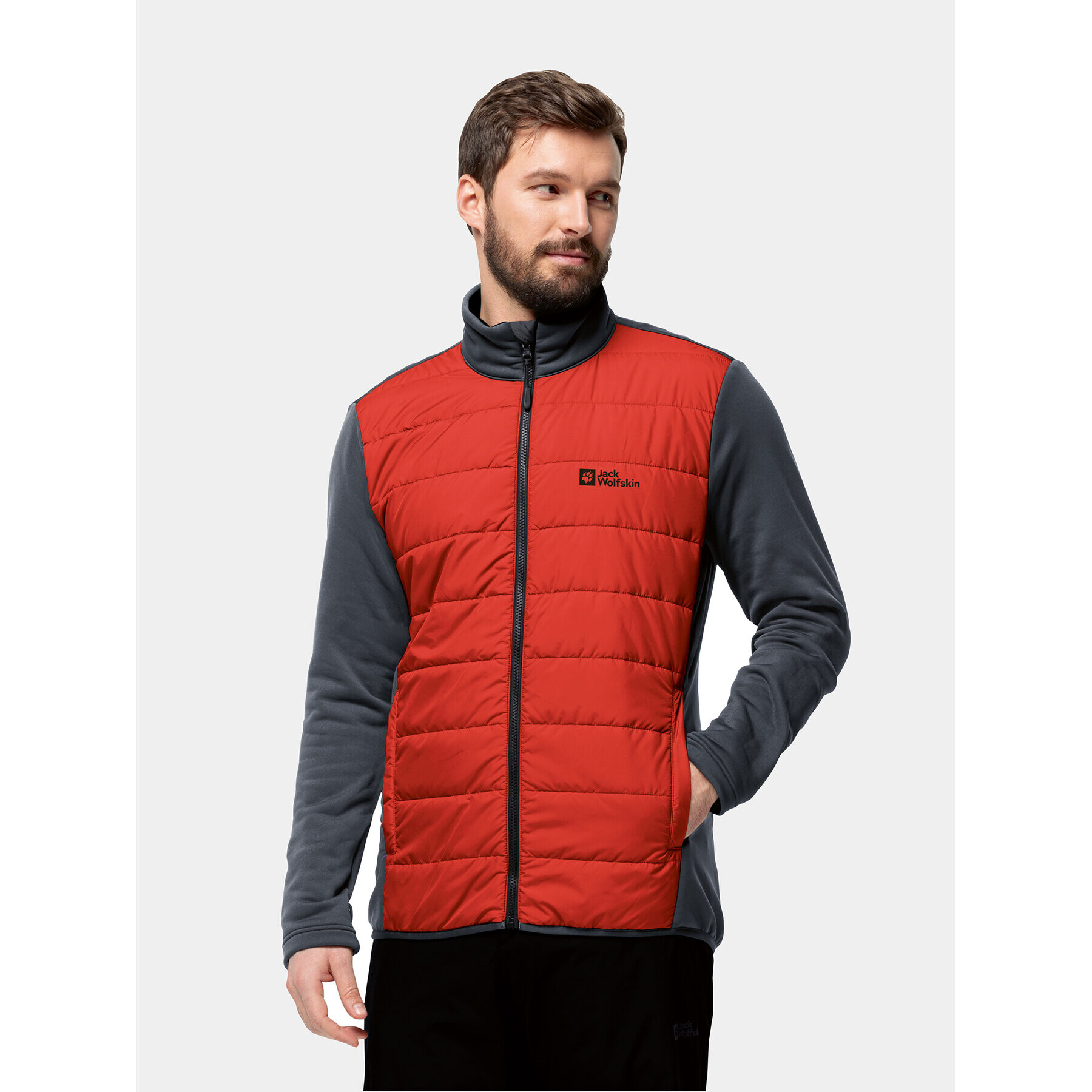 Jack Wolfskin Outdoorová bunda Glaabach 3In1 Jkt 1115291 Červená Regular Fit - Pepit.cz