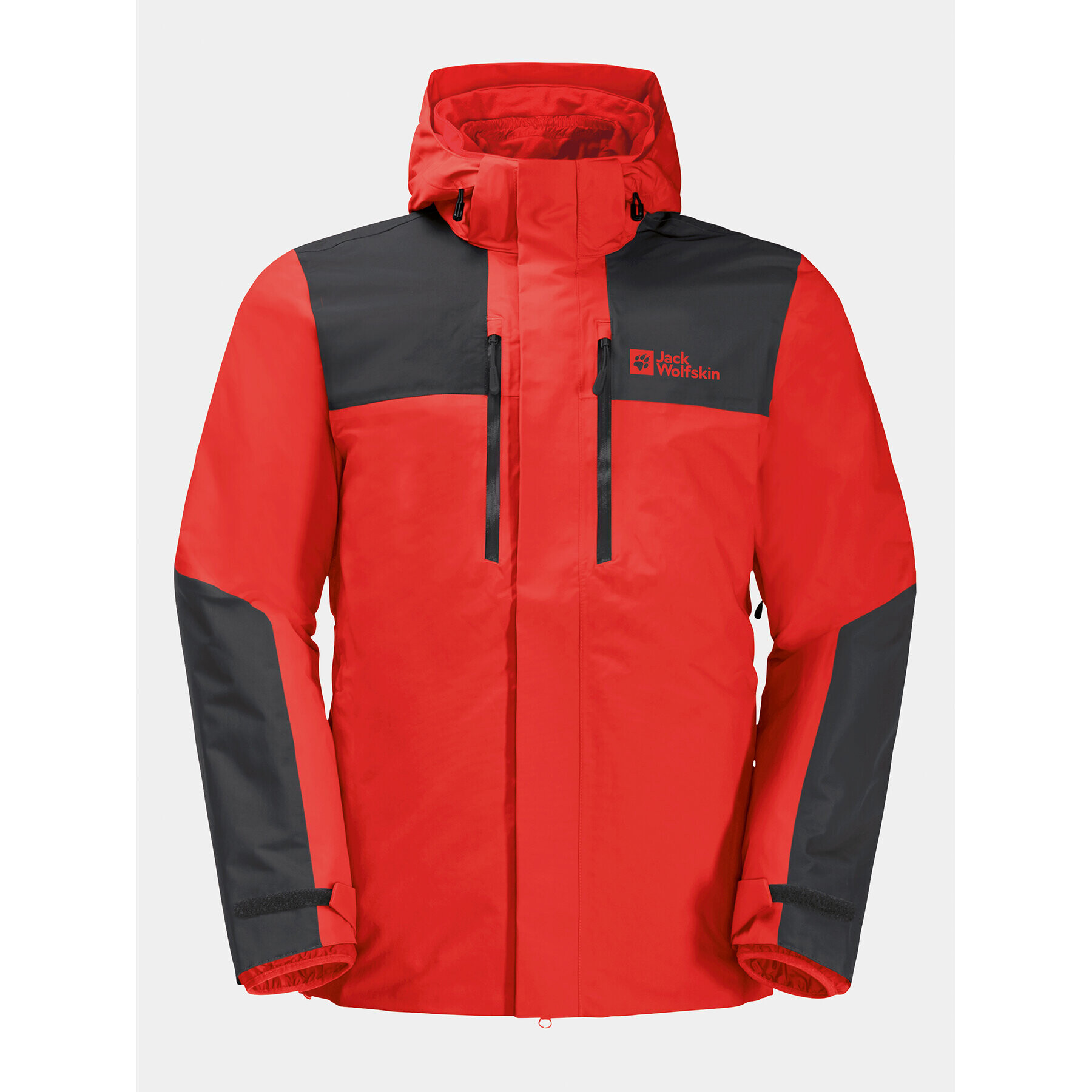 Jack Wolfskin Outdoorová bunda Jasper 3In1 Jkt 1115261 Červená Regular Fit - Pepit.cz