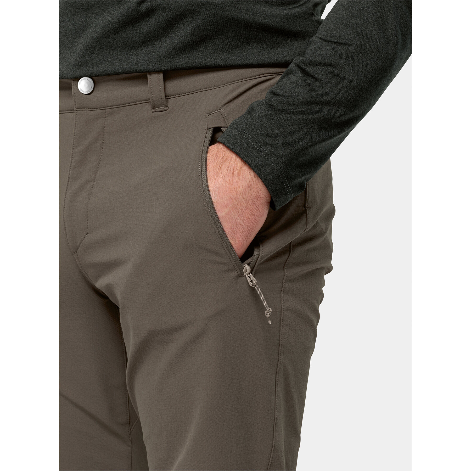 Jack Wolfskin Outdoorové kalhoty Activate Xt Pants 1503755 Hnědá Regular Fit - Pepit.cz