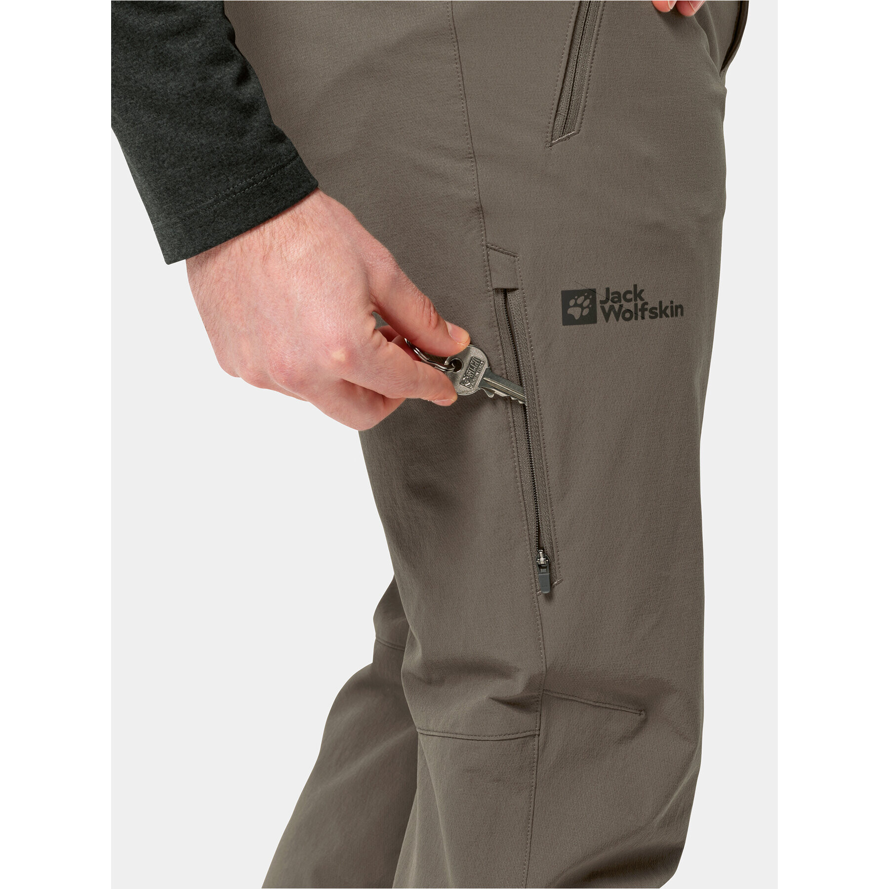 Jack Wolfskin Outdoorové kalhoty Activate Xt Pants 1503755 Hnědá Regular Fit - Pepit.cz