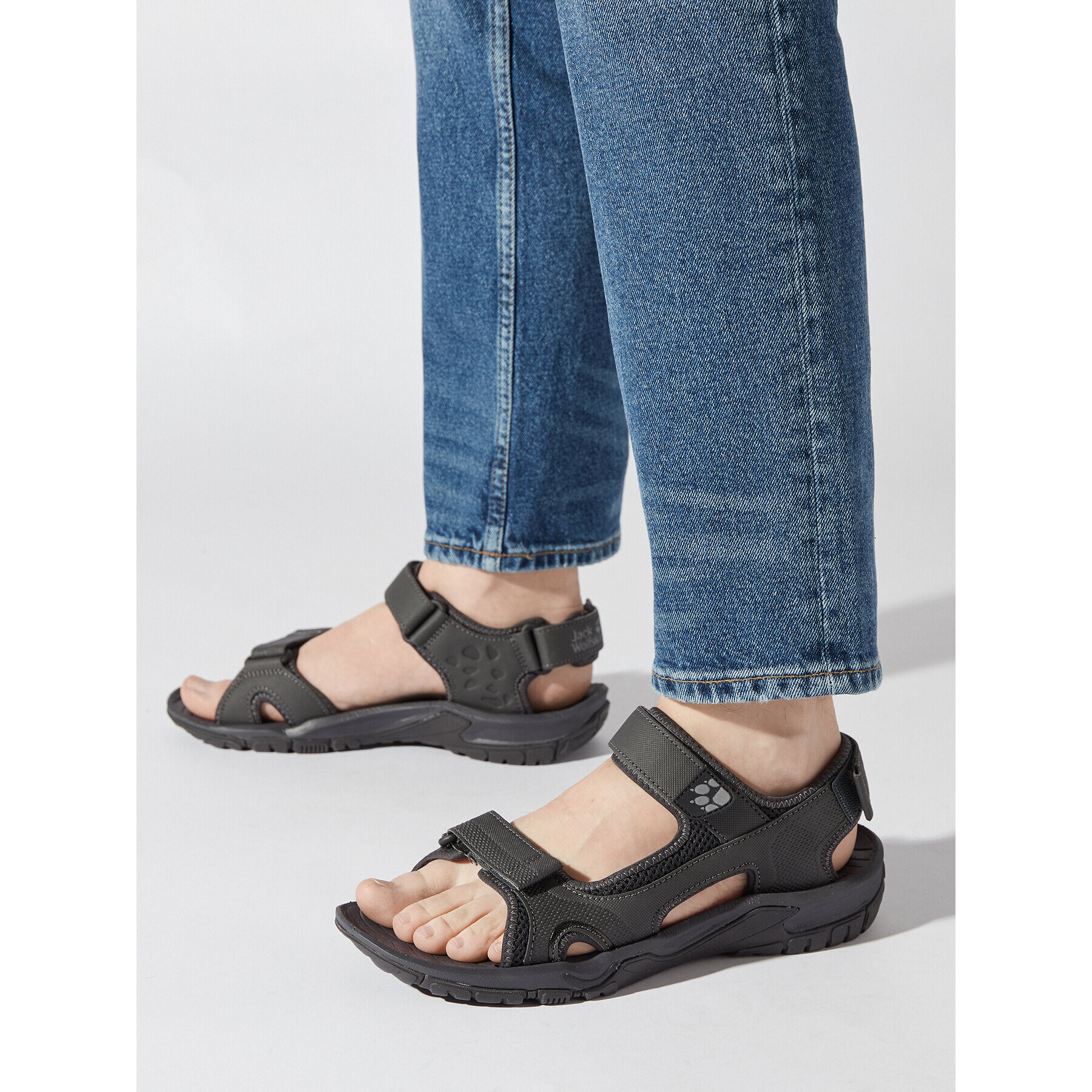 Jack Wolfskin Sandály Lakewood Cruise Sandal M 409011 Šedá - Pepit.cz