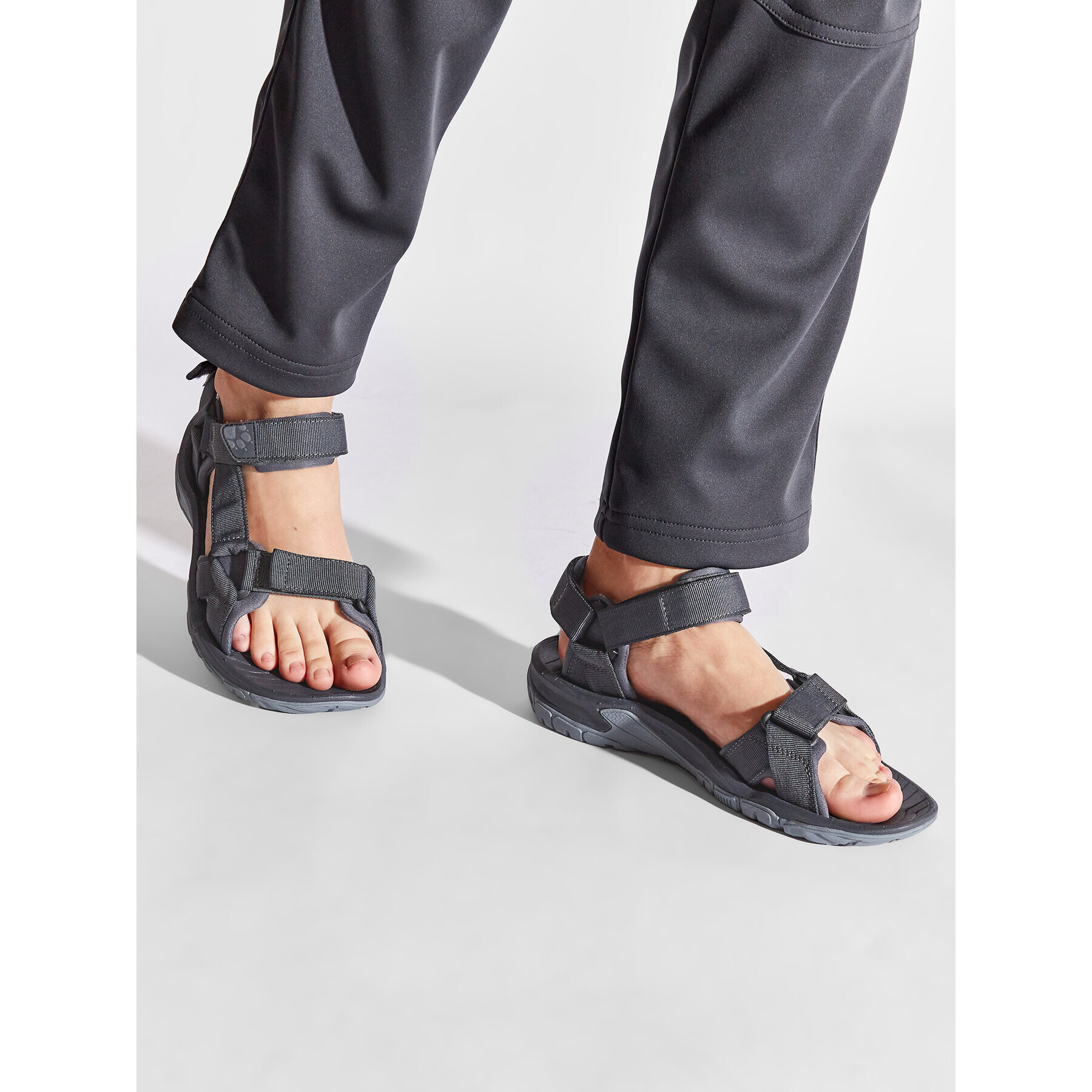 Jack Wolfskin Sandály Lakewood Ride Sandal M 4019021 Šedá - Pepit.cz