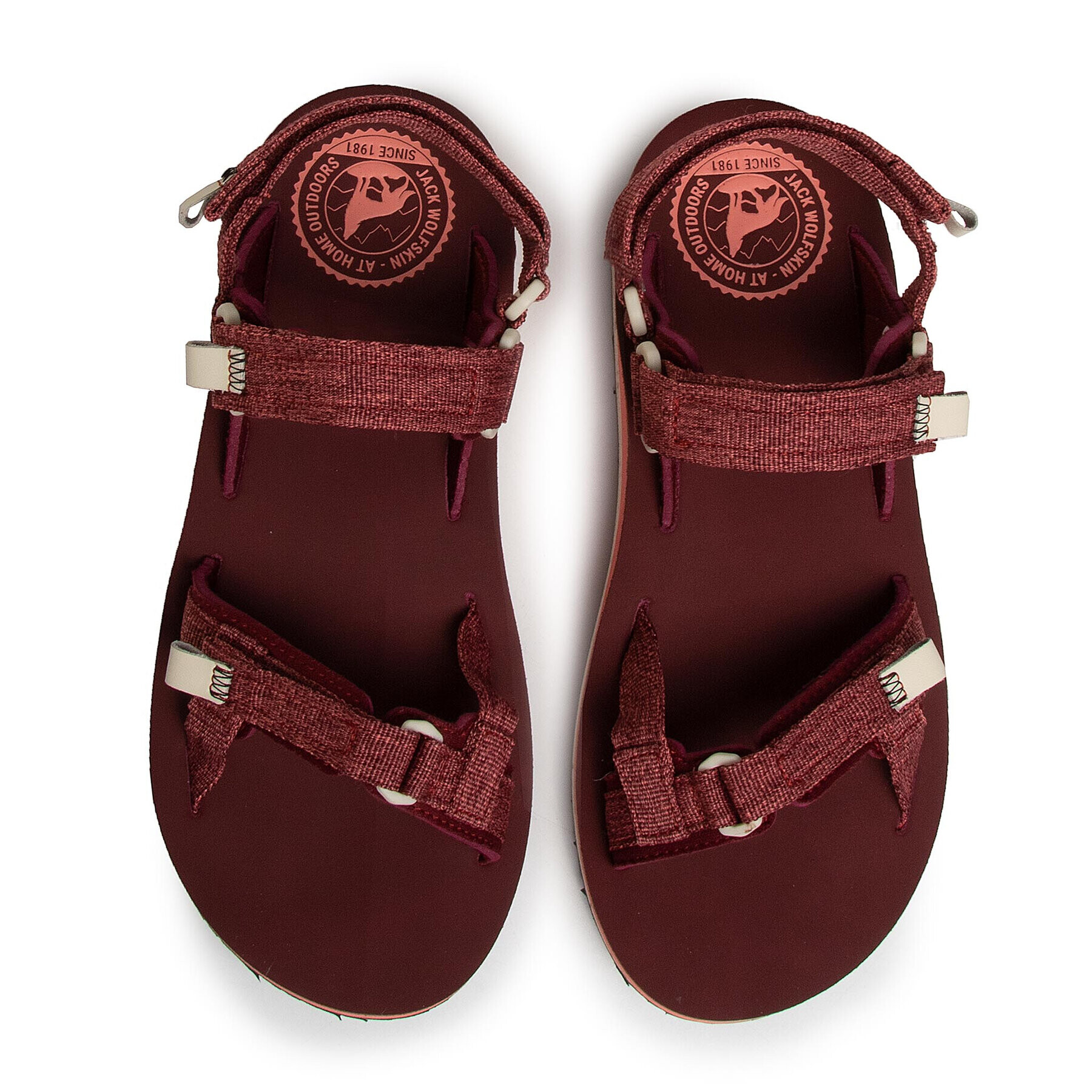 Jack Wolfskin Sandály Outfresh Deluxe Sandal W 4039451 Bordó - Pepit.cz