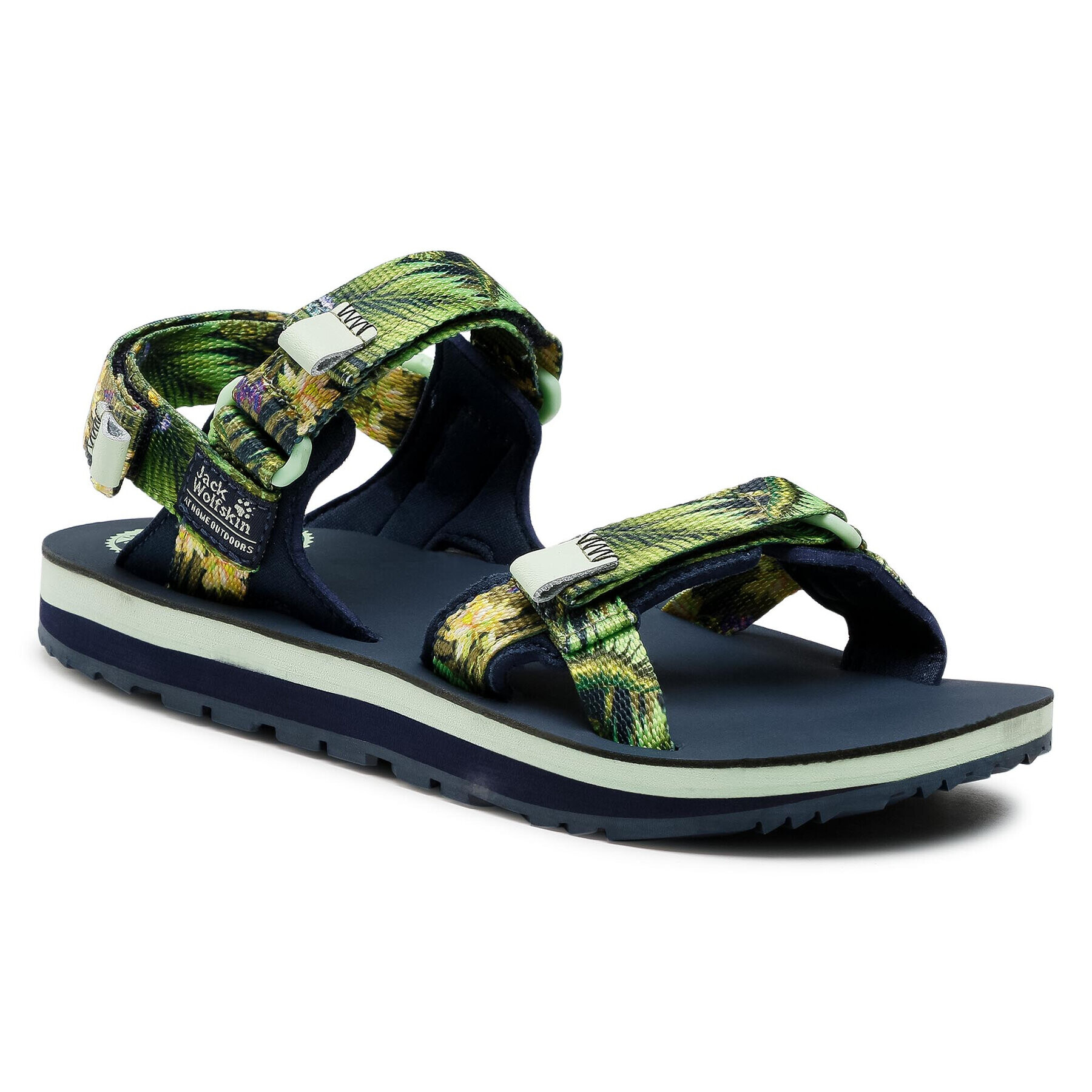 Jack Wolfskin Sandály Outfresh Deluxe Sandal W 4039451 Zelená - Pepit.cz