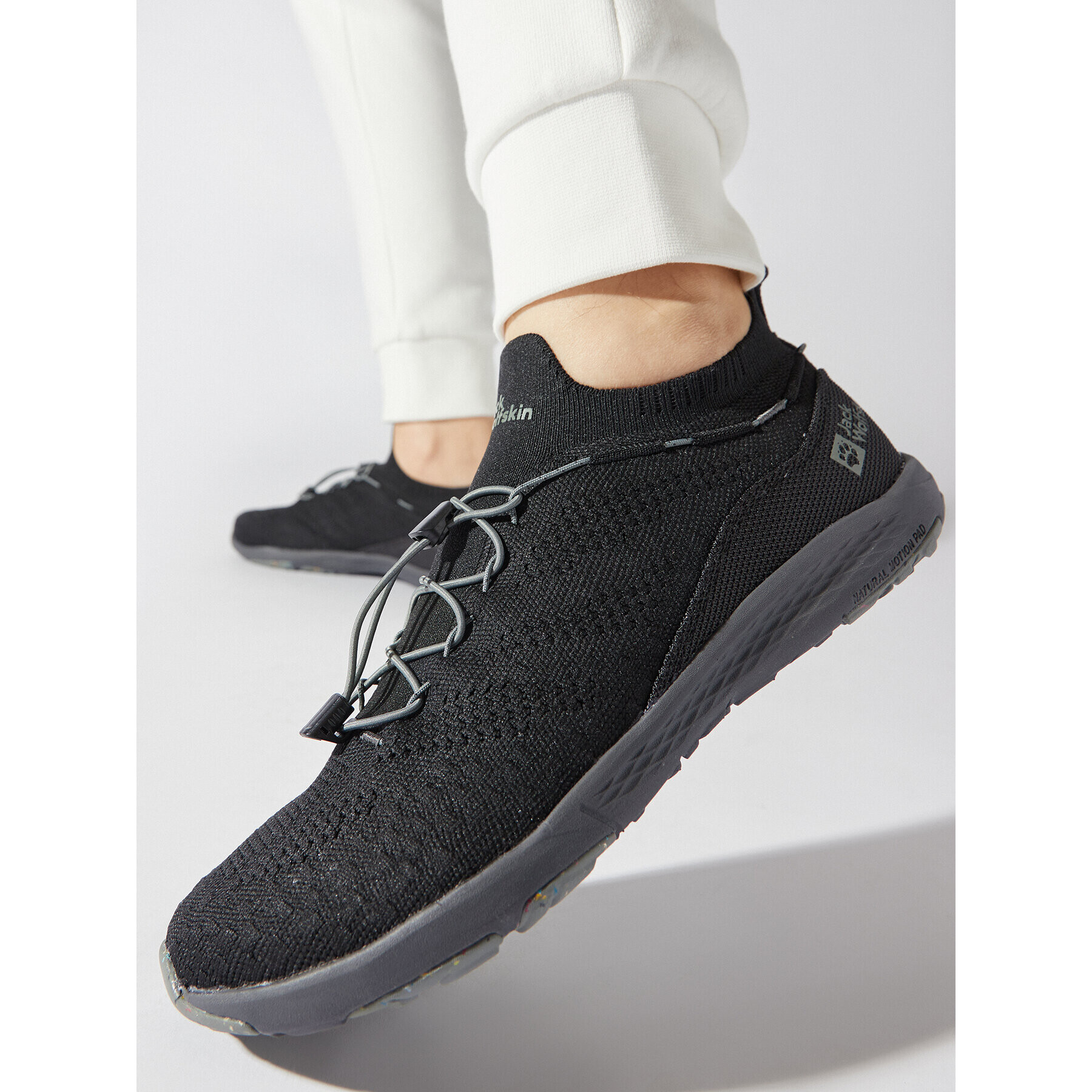 Jack Wolfskin Sneakersy Spirit Knit Low M 4056621 Šedá - Pepit.cz