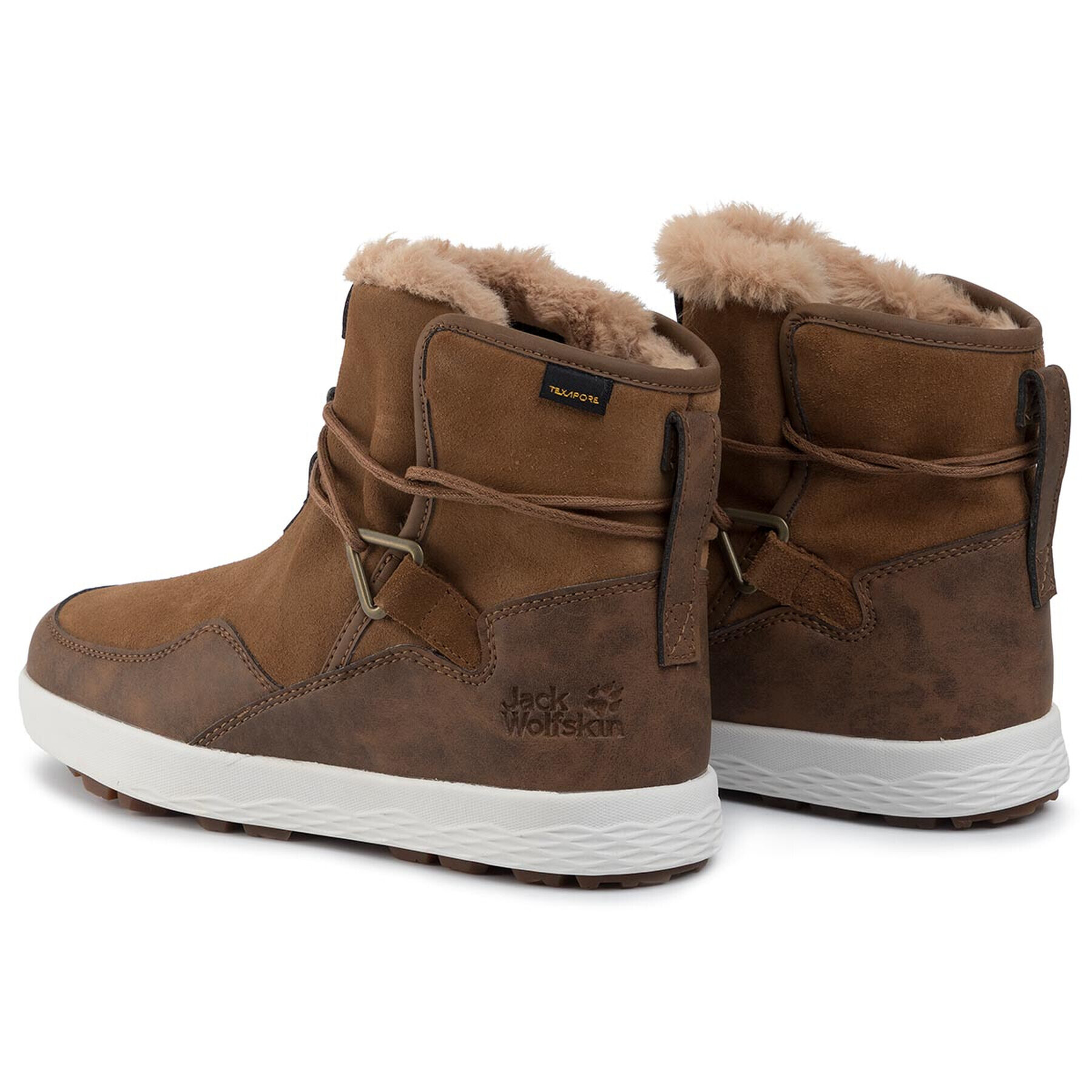 Jack Wolfskin Sněhule Auckland Wt Texapore Boot W 4035771 Hnědá - Pepit.cz