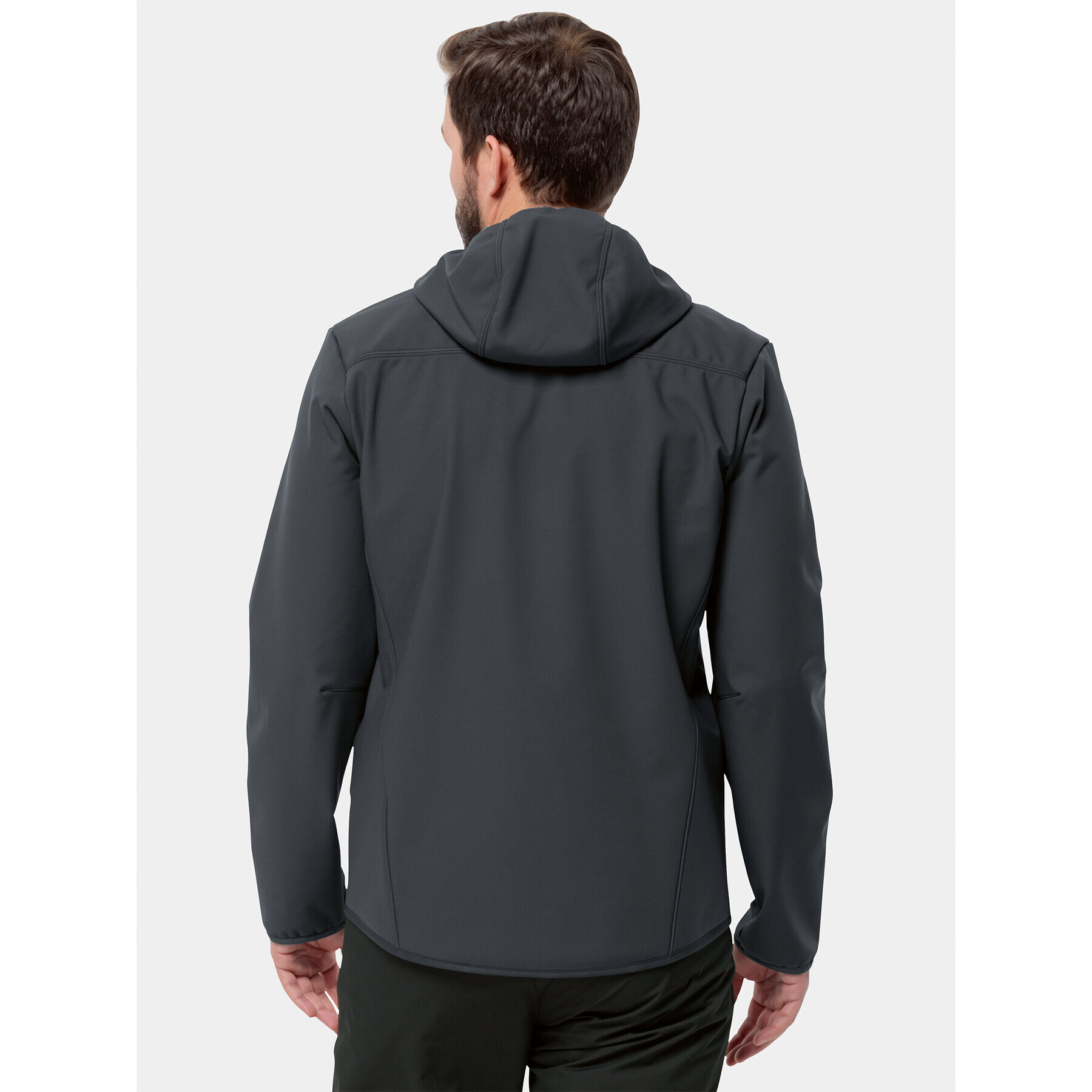 Jack Wolfskin Softshellová bunda Bornberg Hoody 1307471 Černá Regular Fit - Pepit.cz