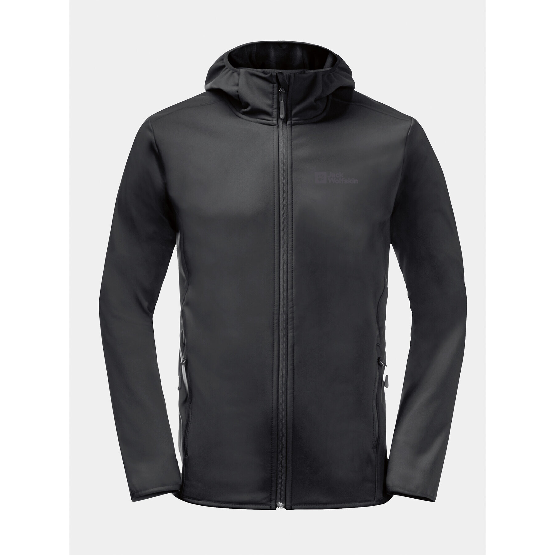 Jack Wolfskin Softshellová bunda Bornberg Hoody 1307471 Černá Regular Fit - Pepit.cz