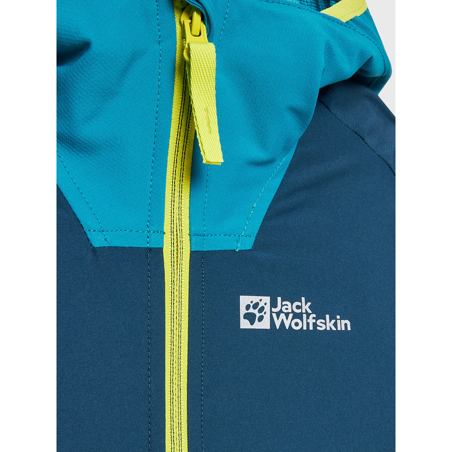 Jack Wolfskin Softshellová bunda Turbulence 1606374 Modrá Regular Fit - Pepit.cz