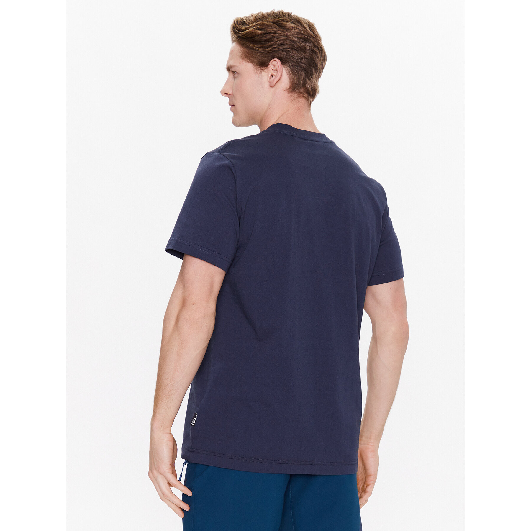 Jack Wolfskin T-Shirt Brand 1809021 Tmavomodrá Regular Fit - Pepit.cz