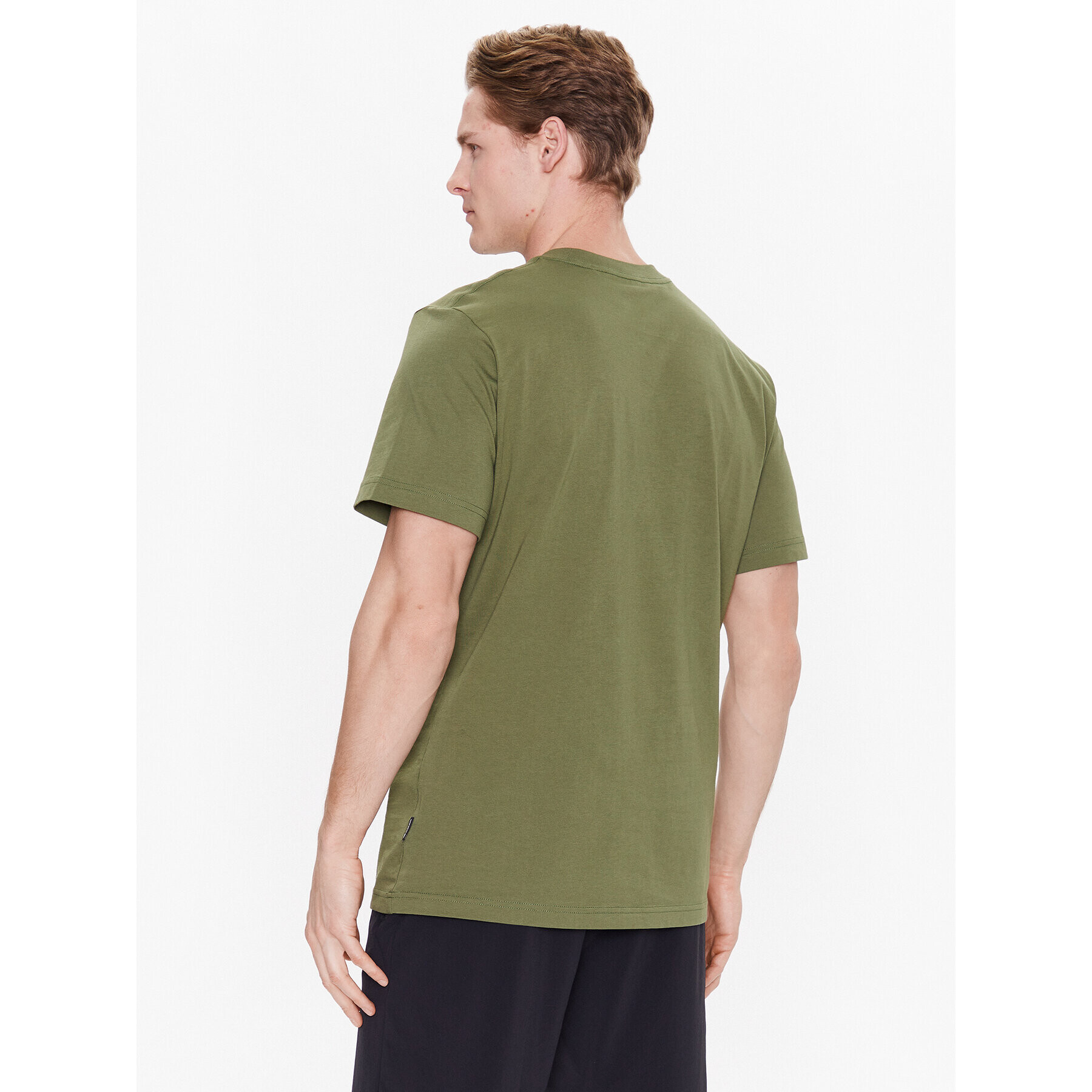 Jack Wolfskin T-Shirt Brand 1809021 Zelená Regular Fit - Pepit.cz