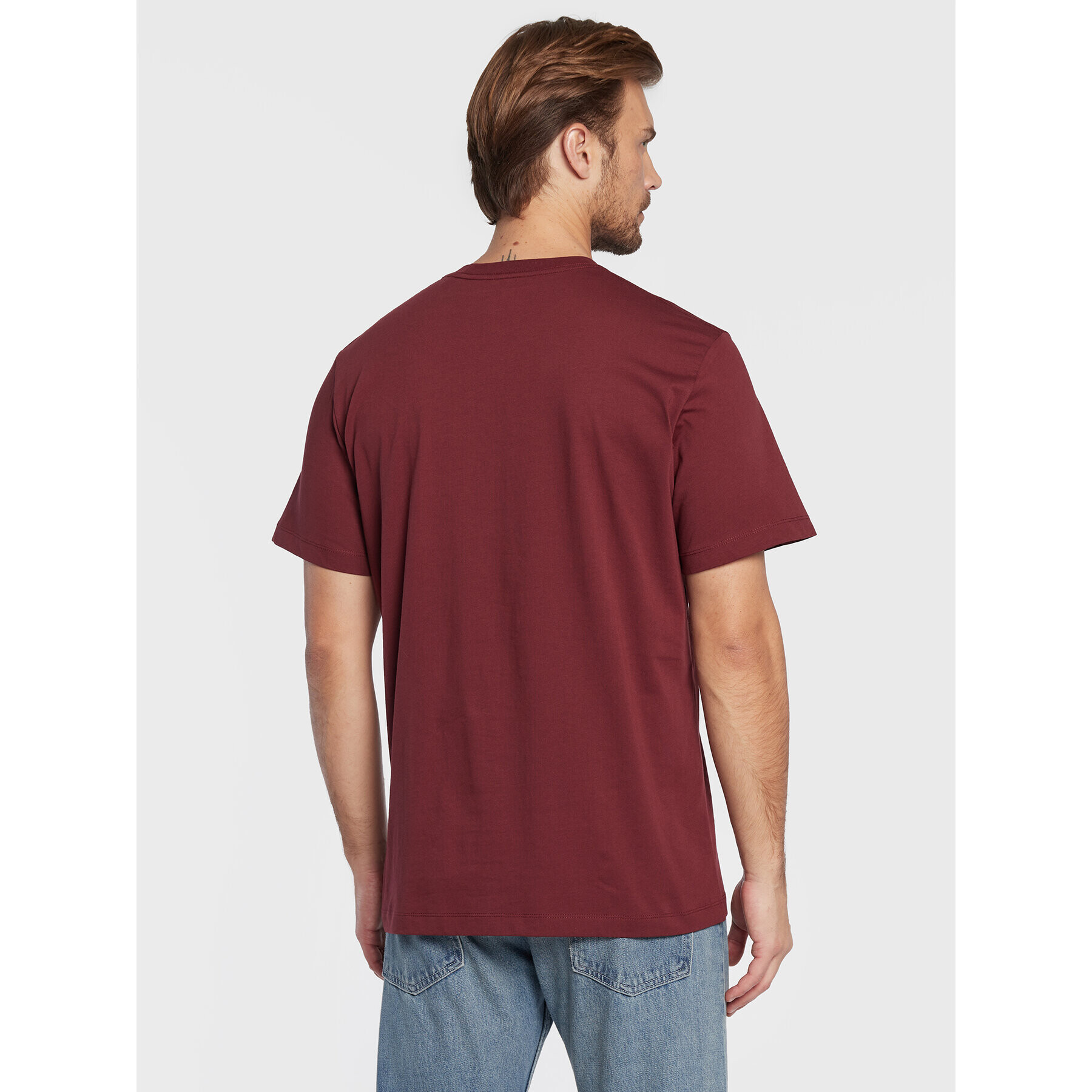 Jack Wolfskin T-Shirt Essential 1808382 Bordó Regular Fit - Pepit.cz