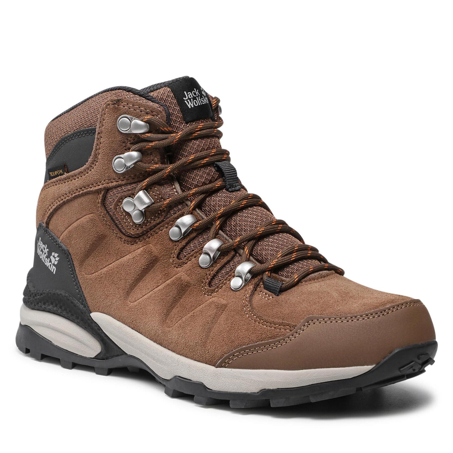 Jack Wolfskin Trekingová obuv Refugio Texapore Mid W 4050871 Hnědá - Pepit.cz