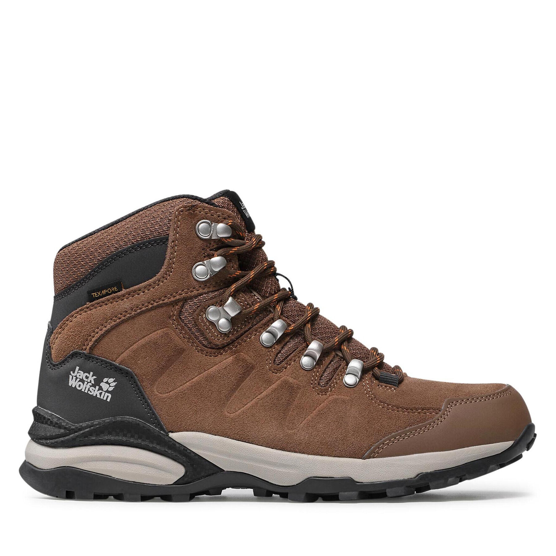 Jack Wolfskin Trekingová obuv Refugio Texapore Mid W 4050871 Hnědá - Pepit.cz