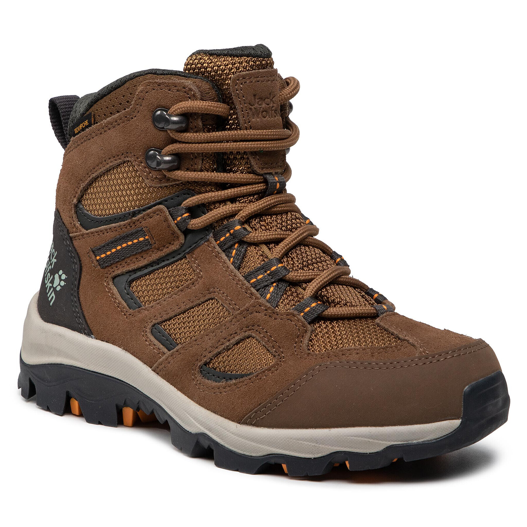 Jack Wolfskin Trekingová obuv Vojo 3 Texapore Mid W 4042471 Hnědá - Pepit.cz