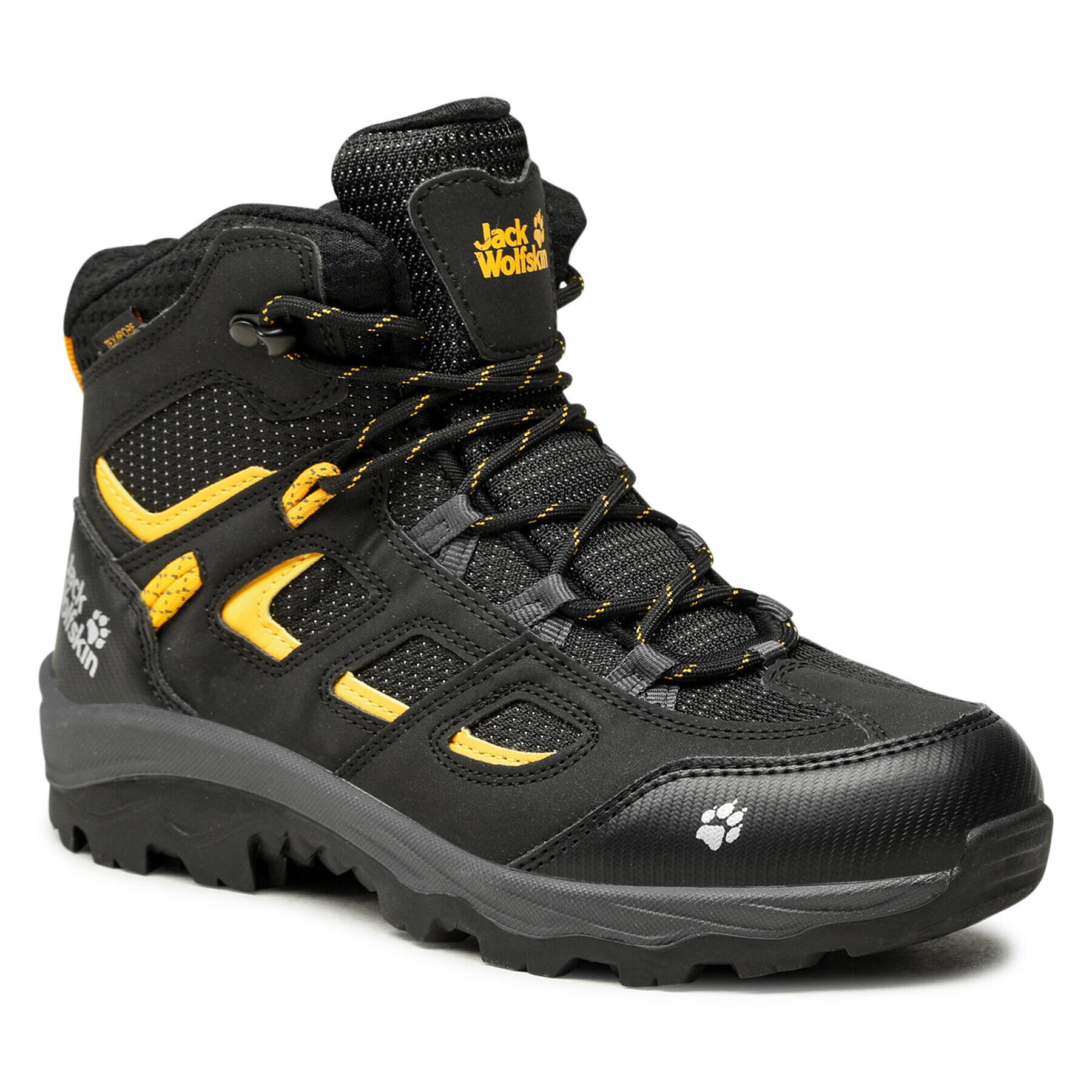 Jack Wolfskin Trekingová obuv Vojo Texapore Mid K 4042181 Černá - Pepit.cz