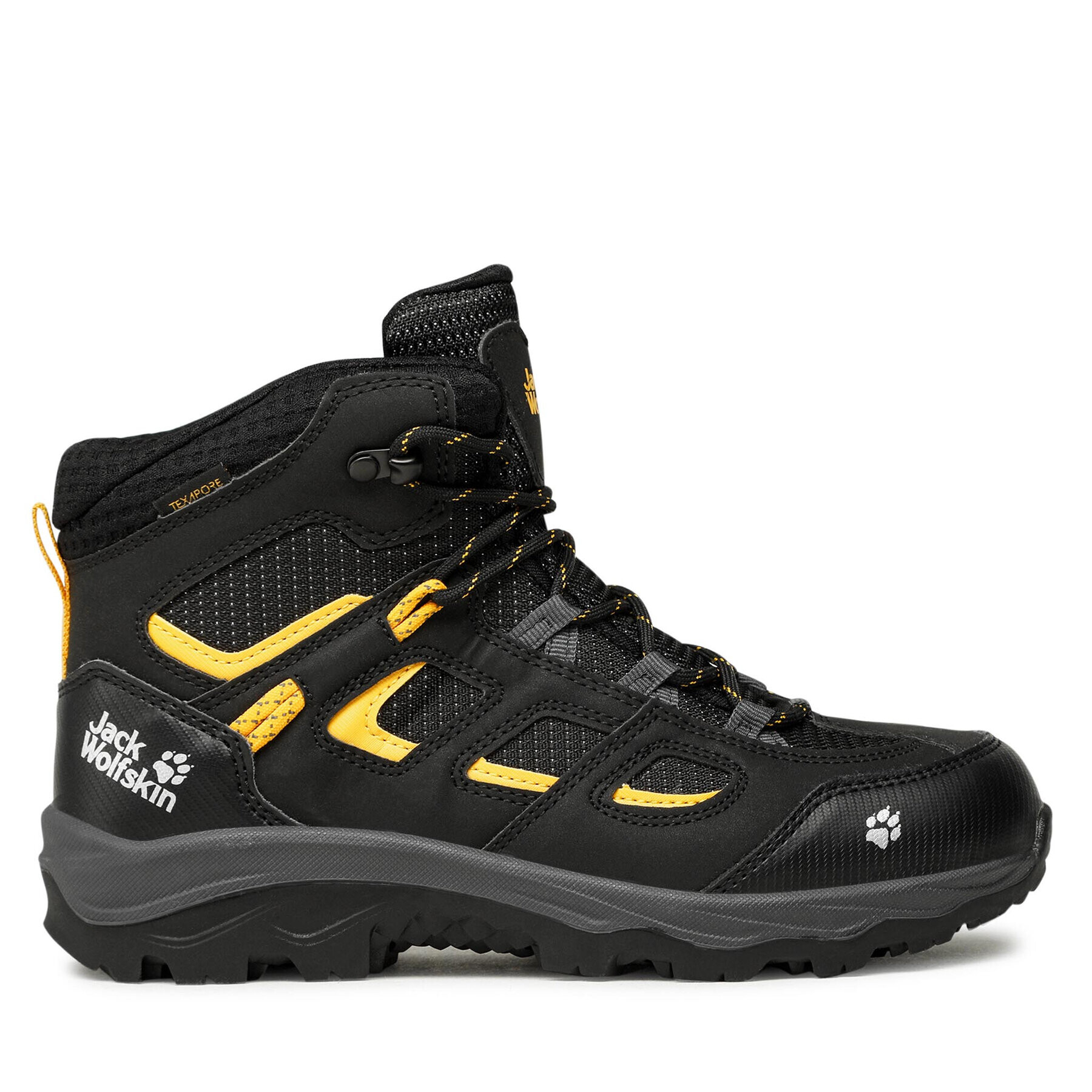 Jack Wolfskin Trekingová obuv Vojo Texapore Mid K 4042181 Černá - Pepit.cz