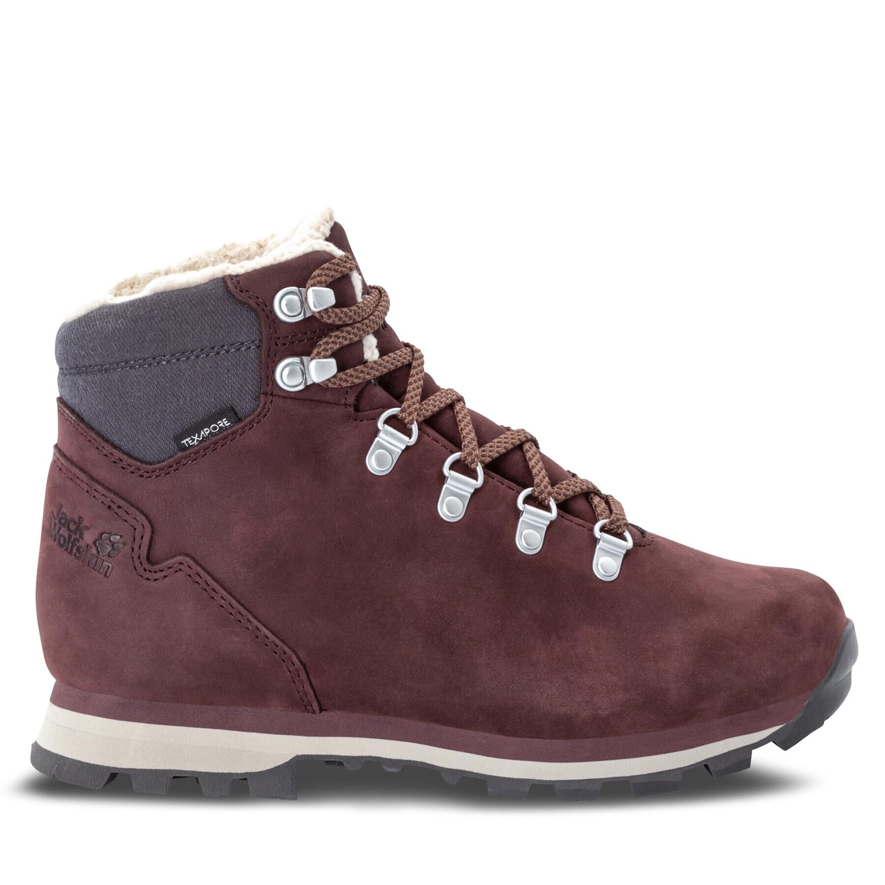 Jack Wolfskin Turistická obuv Thunder Bay Texapore Mid W 4053681 Bordó - Pepit.cz