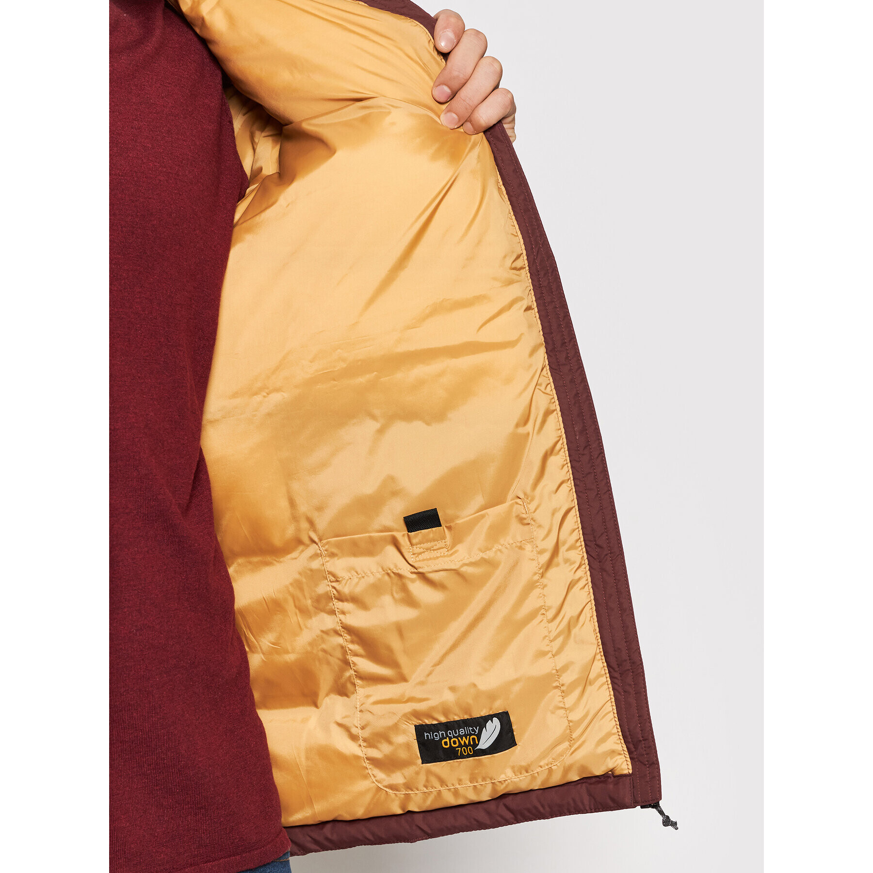 Jack Wolfskin Vatovaná bunda 365 Fearless 1206421 Bordó Regular Fit - Pepit.cz